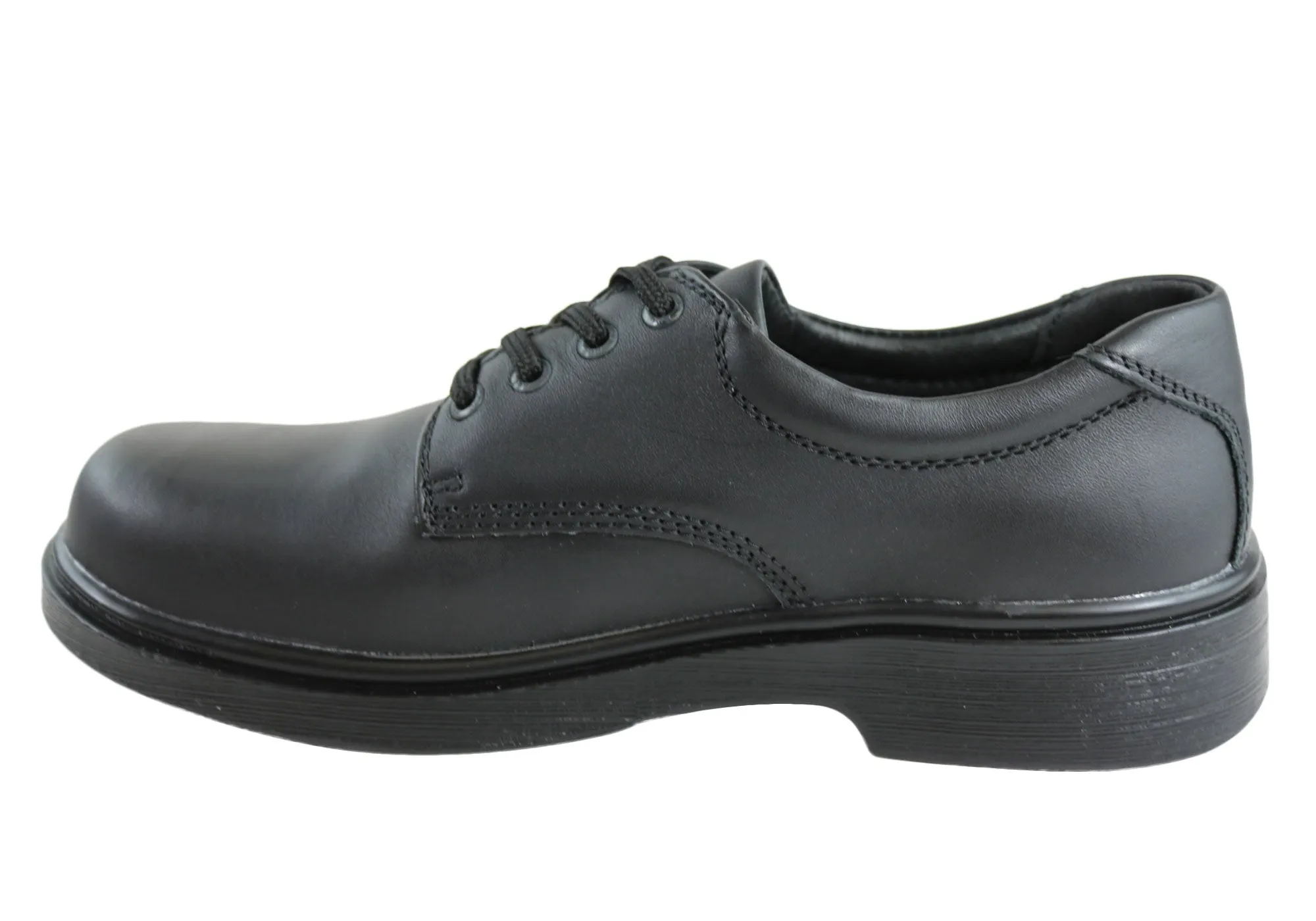 ROC Strobe Senior Schnürschuhe Bequeme Lederschuhe für die Schule ROC Schuhe