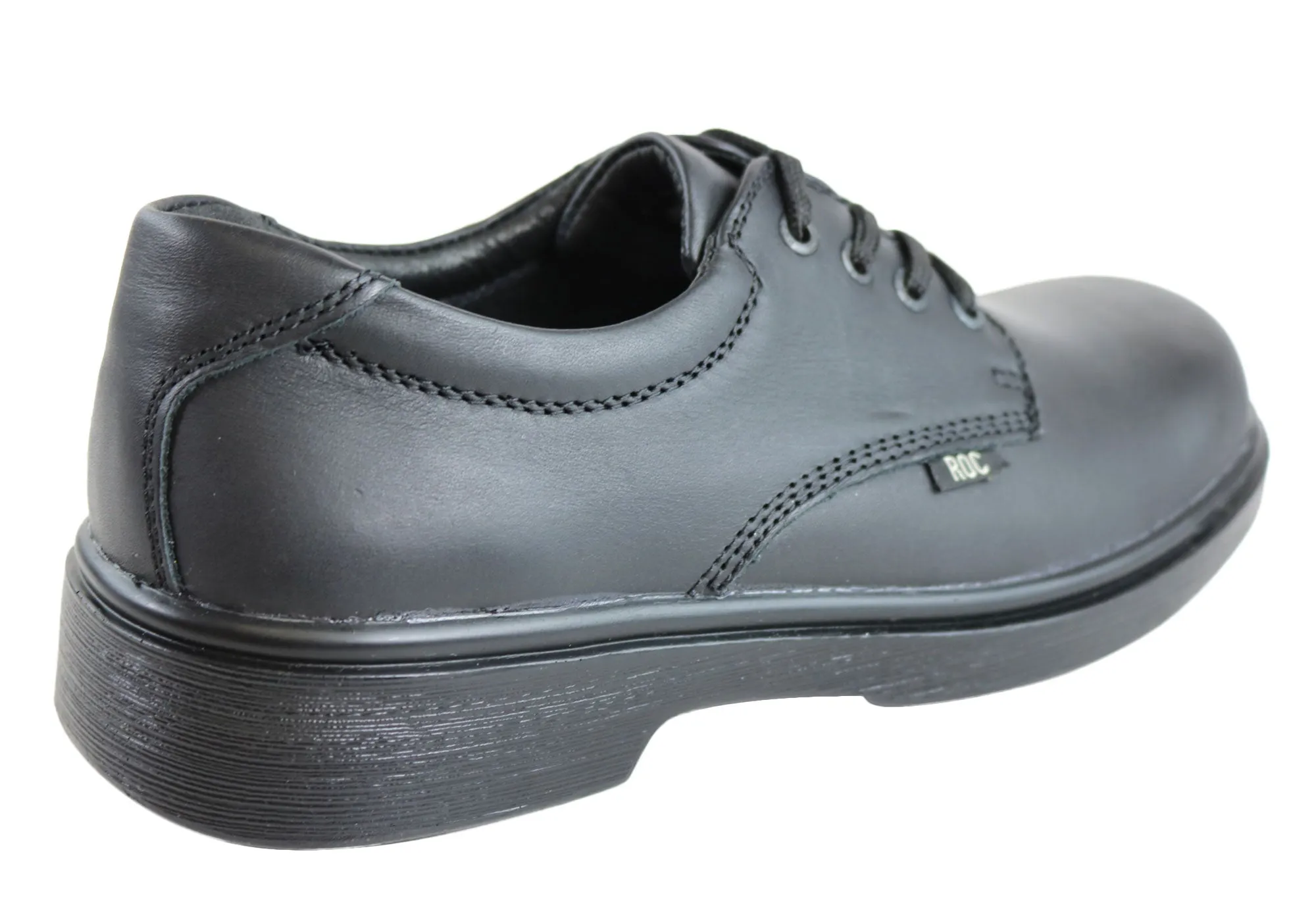 ROC Strobe Senior Schnürschuhe Bequeme Lederschuhe für die Schule ROC Schuhe