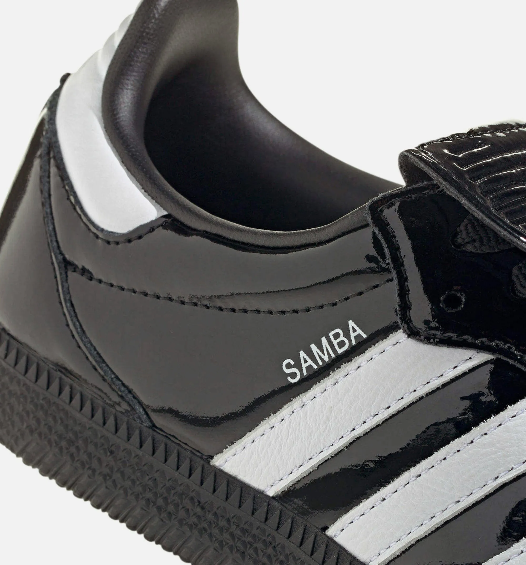 Samba LT Black Patent Damen Lifestyle-Schuh - Schwarz/Weiß