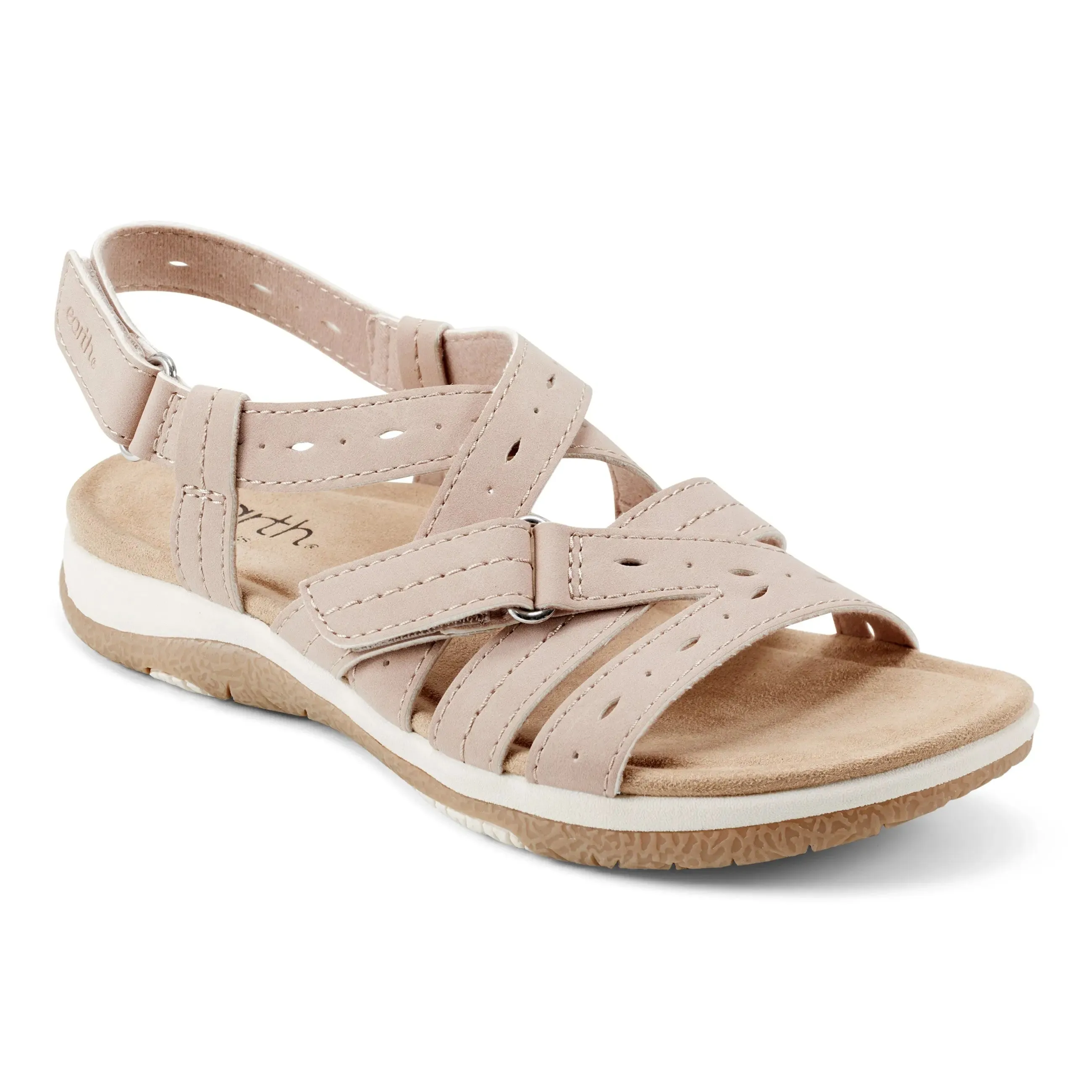 Samsin Rundspitze Riemchen Casual Flache Sandalen