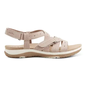 Samsin Rundspitze Riemchen Casual Flache Sandalen