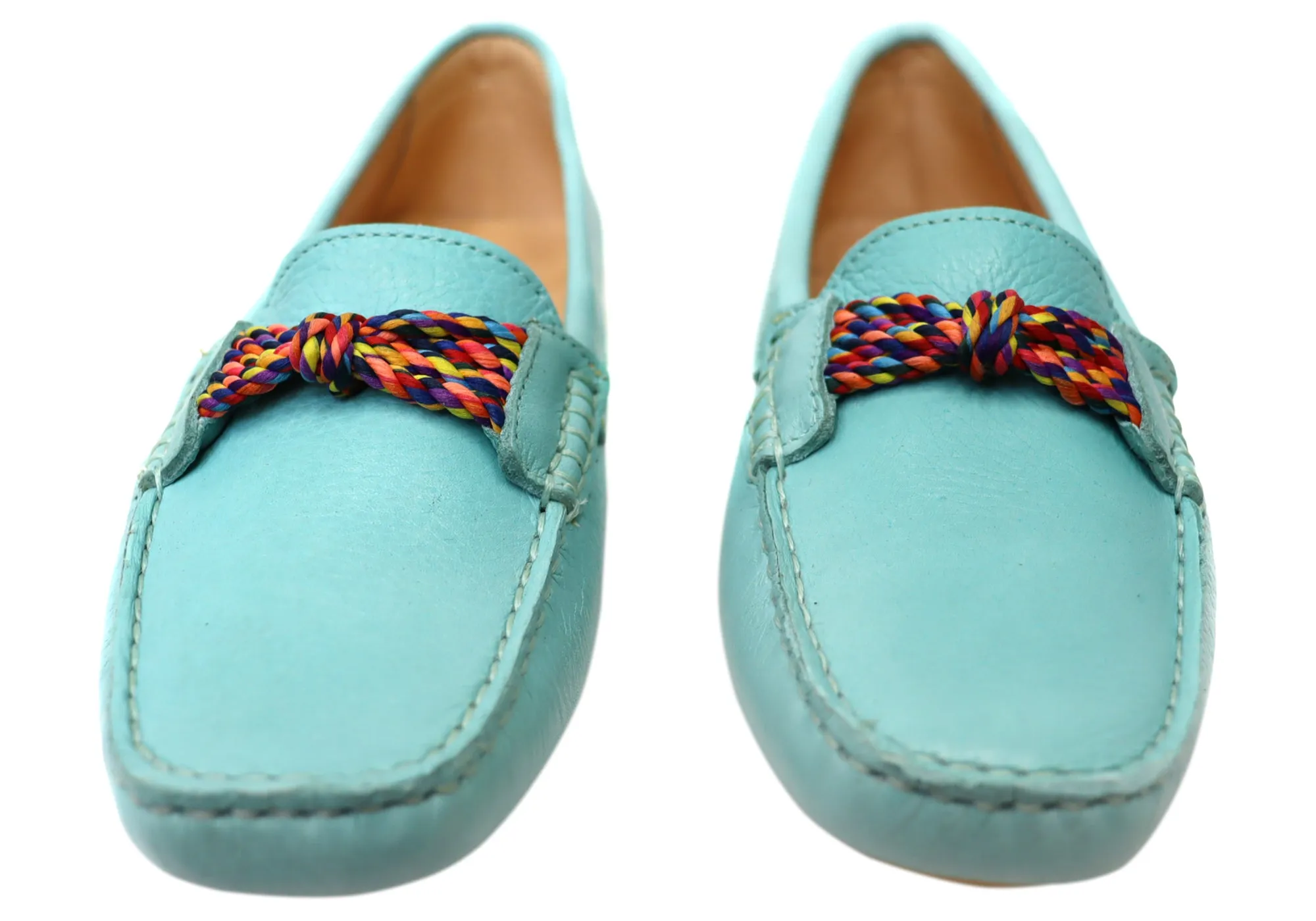 Savelli Erin Damen Bequeme Leder-Loafer Schuhe Hergestellt in Brasilien Savelli Schuhe