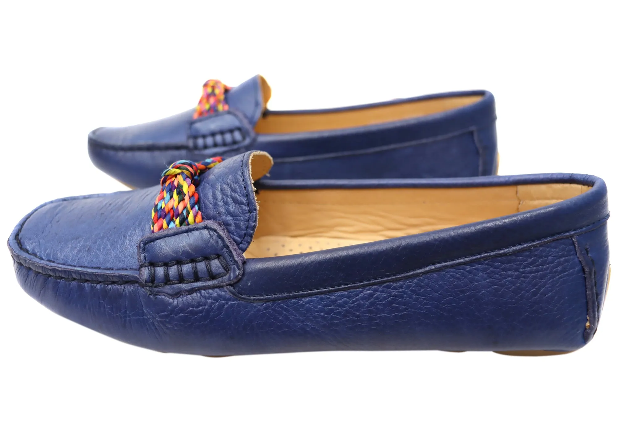 Savelli Erin Damen Bequeme Leder-Loafer Schuhe Hergestellt in Brasilien Savelli Schuhe