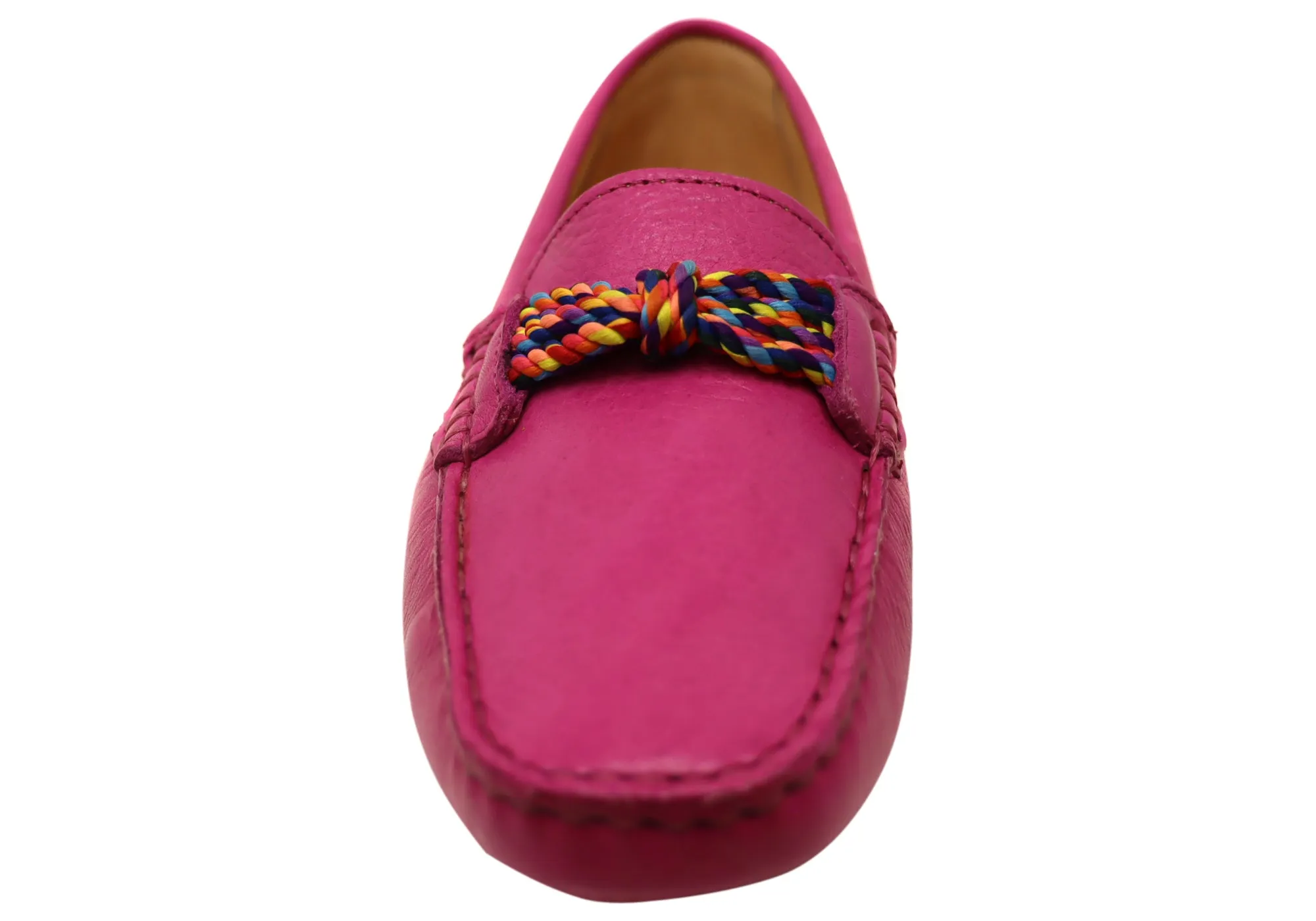 Savelli Erin Damen Bequeme Leder-Loafer Schuhe Hergestellt in Brasilien Savelli Schuhe
