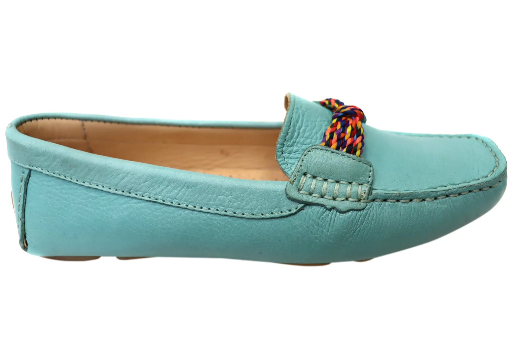Savelli Erin Damen Bequeme Leder-Loafer Schuhe Hergestellt in Brasilien Savelli Schuhe