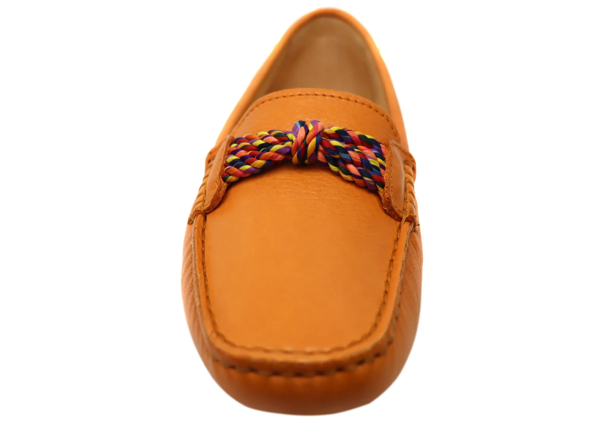 Savelli Erin Damen Bequeme Leder-Loafer Schuhe Hergestellt in Brasilien Savelli Schuhe