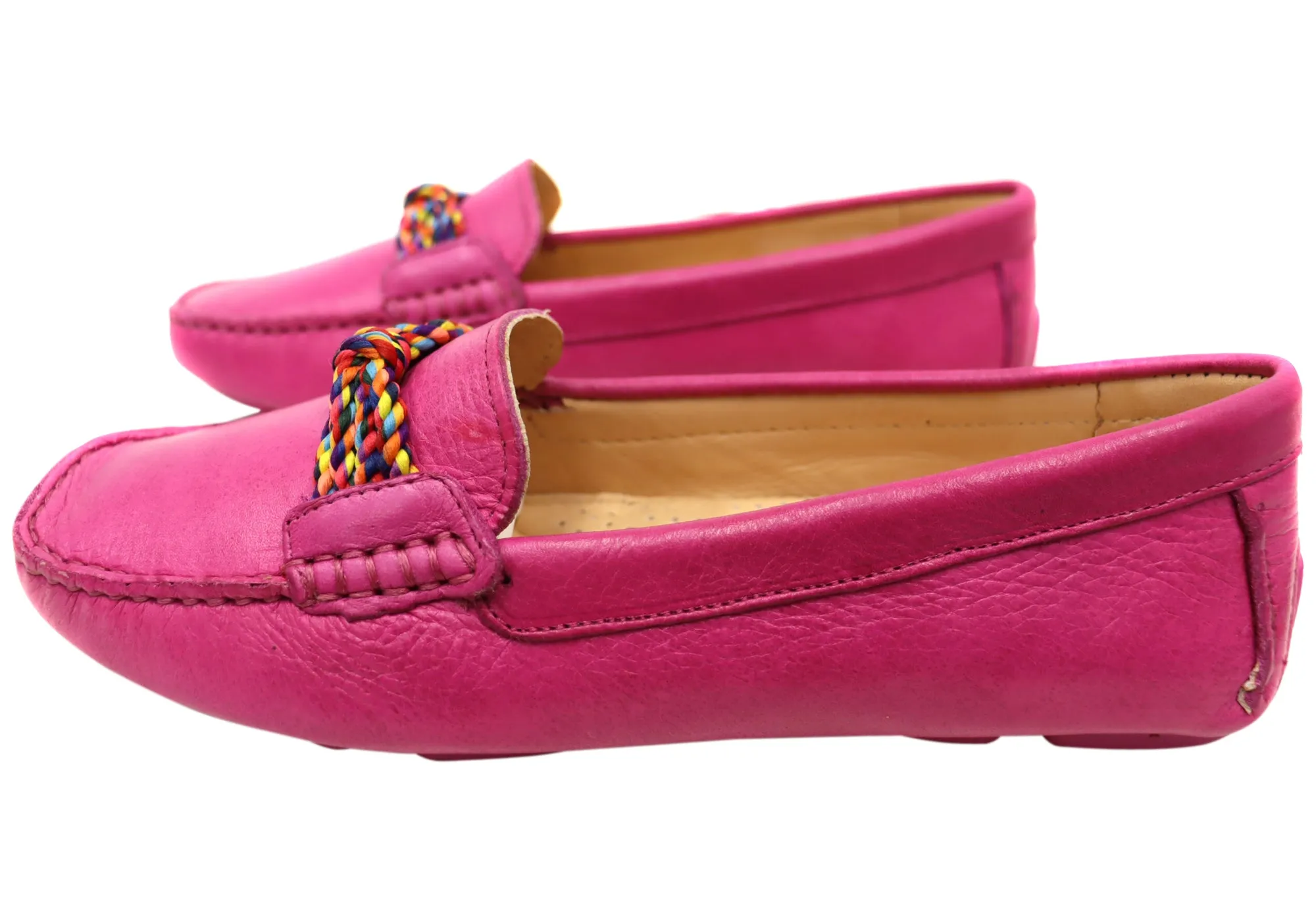Savelli Erin Damen Bequeme Leder-Loafer Schuhe Hergestellt in Brasilien Savelli Schuhe