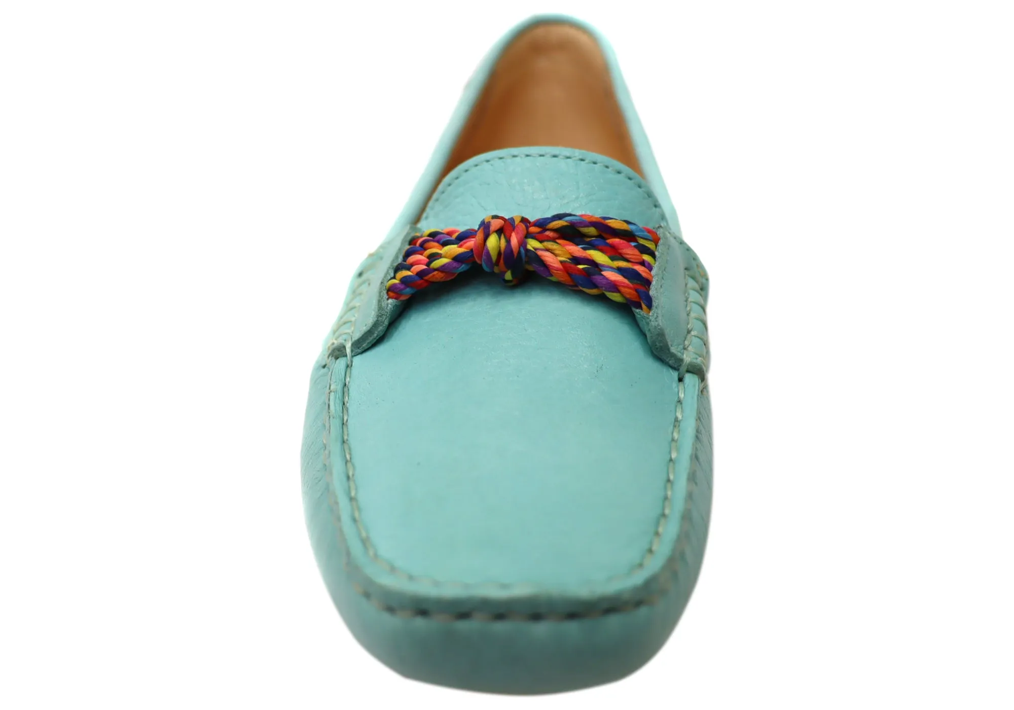 Savelli Erin Damen Bequeme Leder-Loafer Schuhe Hergestellt in Brasilien Savelli Schuhe