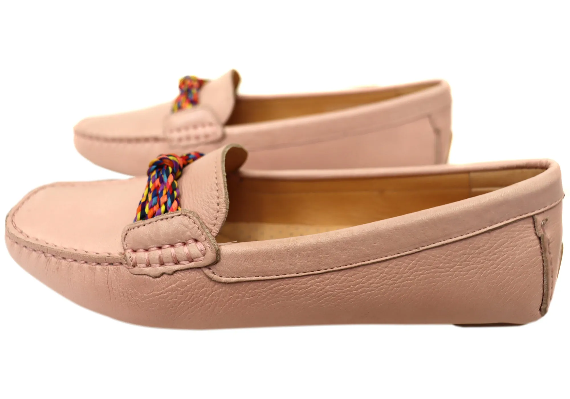Savelli Erin Damen Bequeme Leder-Loafer Schuhe Hergestellt in Brasilien Savelli Schuhe