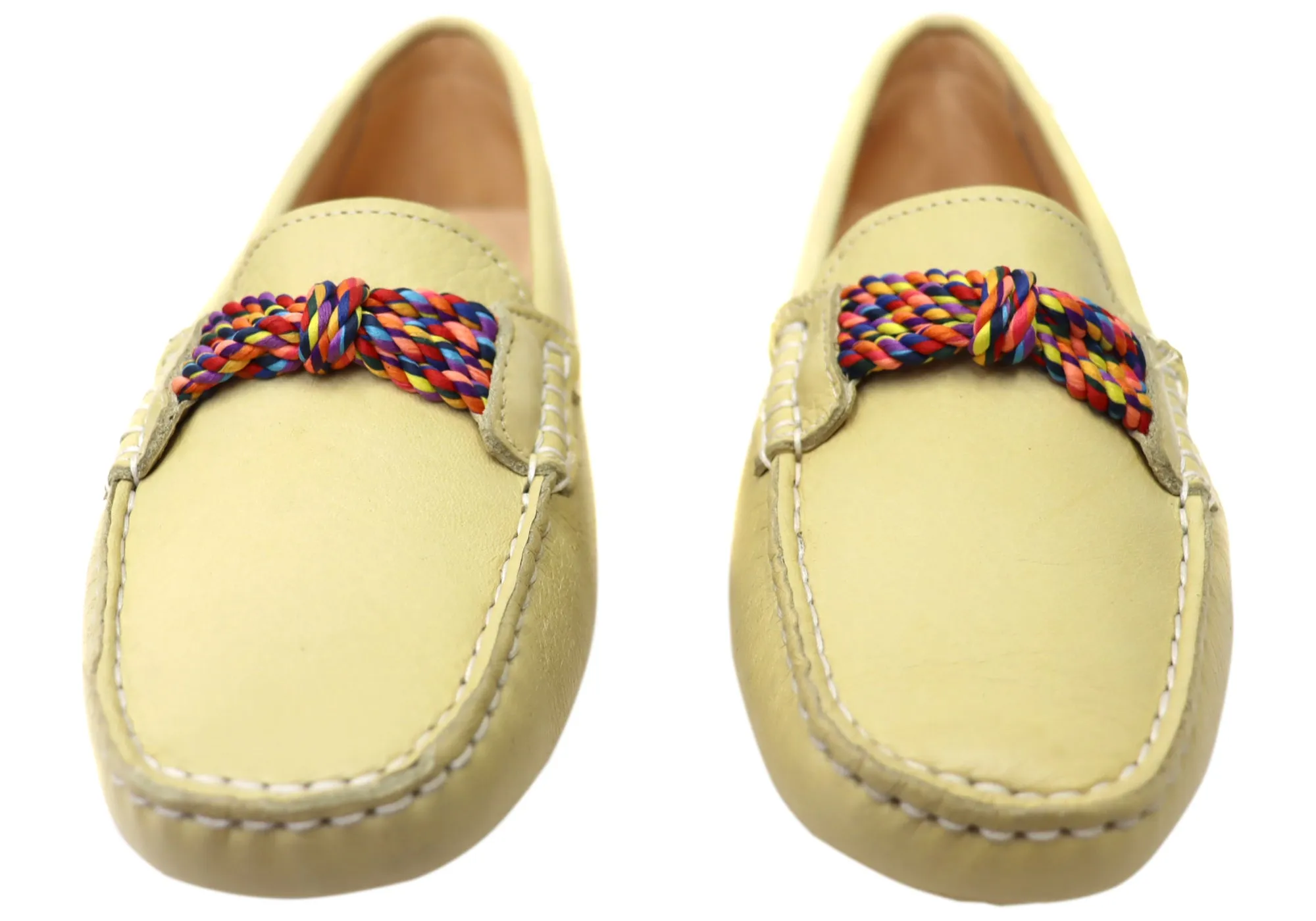 Savelli Erin Damen Bequeme Leder-Loafer Schuhe Hergestellt in Brasilien Savelli Schuhe