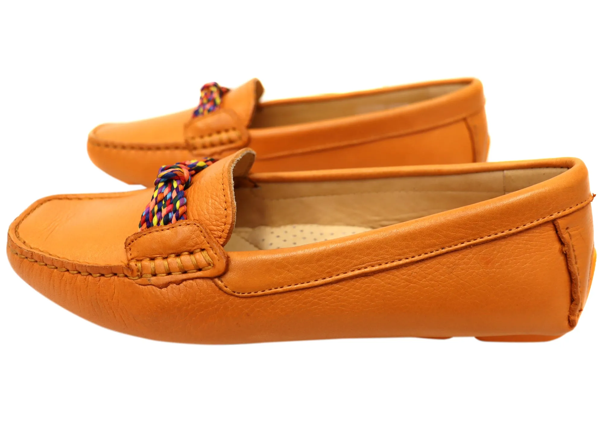 Savelli Erin Damen Bequeme Leder-Loafer Schuhe Hergestellt in Brasilien Savelli Schuhe