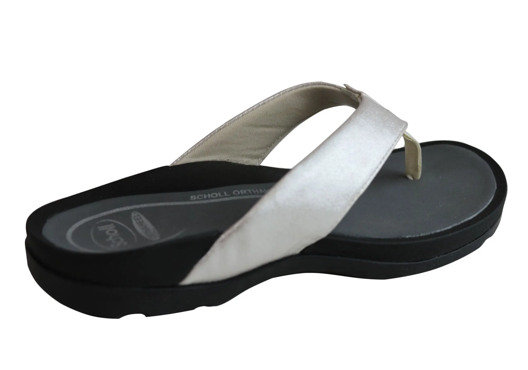 Scholl Orthaheel Treasure Damen Komfort-Supportive Zehensteg-Sandalen Scholl Orthaheel Schuhe