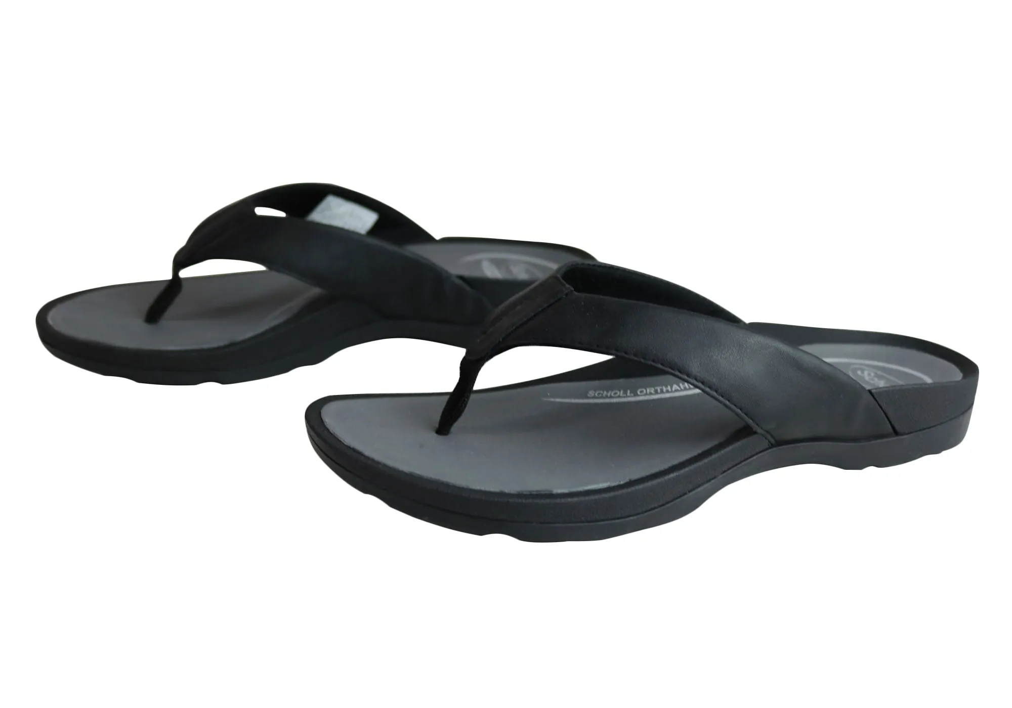 Scholl Orthaheel Treasure Damen Komfort-Supportive Zehensteg-Sandalen Scholl Orthaheel Schuhe