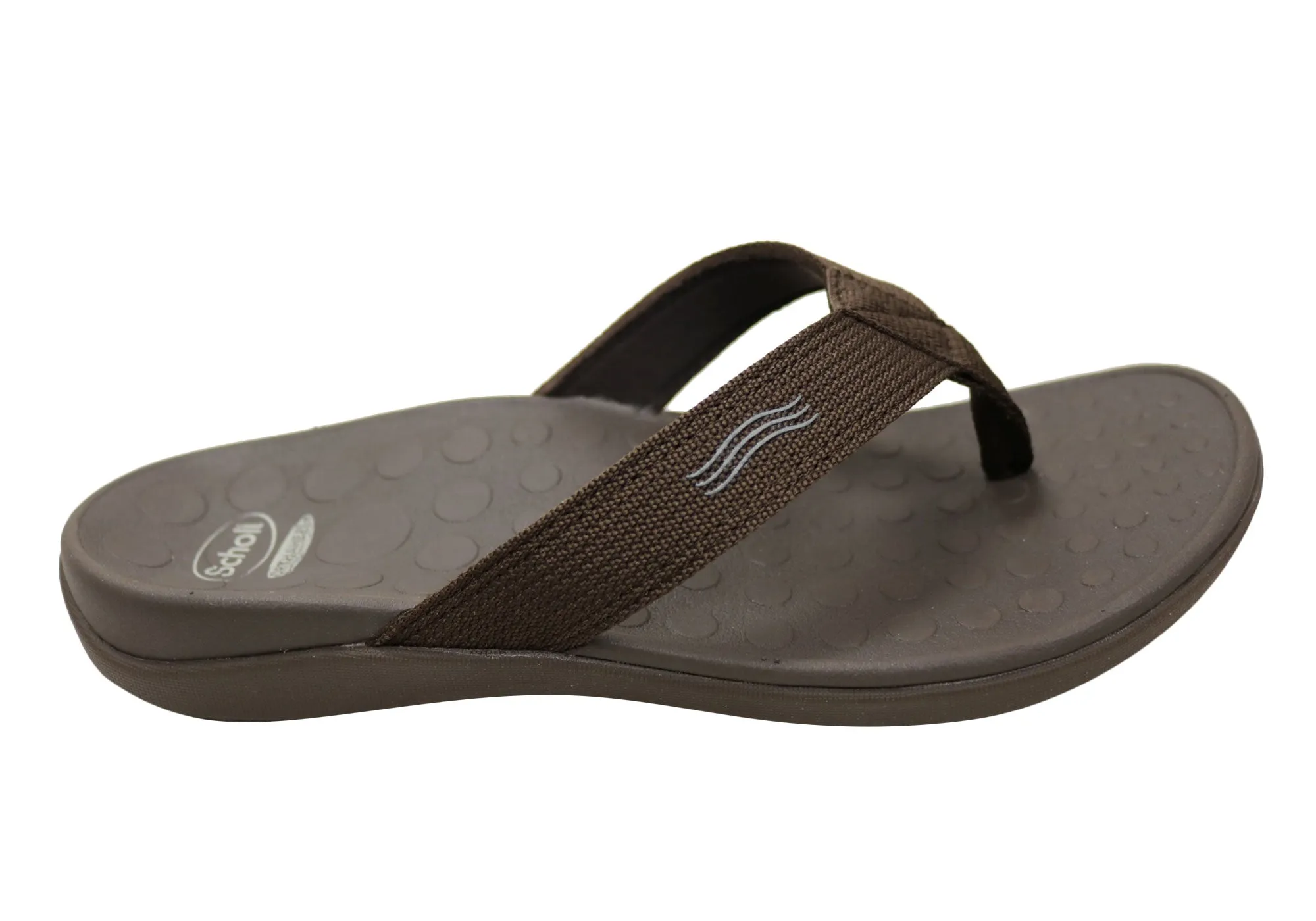 Scholl Orthaheel Wave II Herren Komfort Einlegesohlen-Sandalen mit Unterstützung Scholl Orthaheel Schuhe