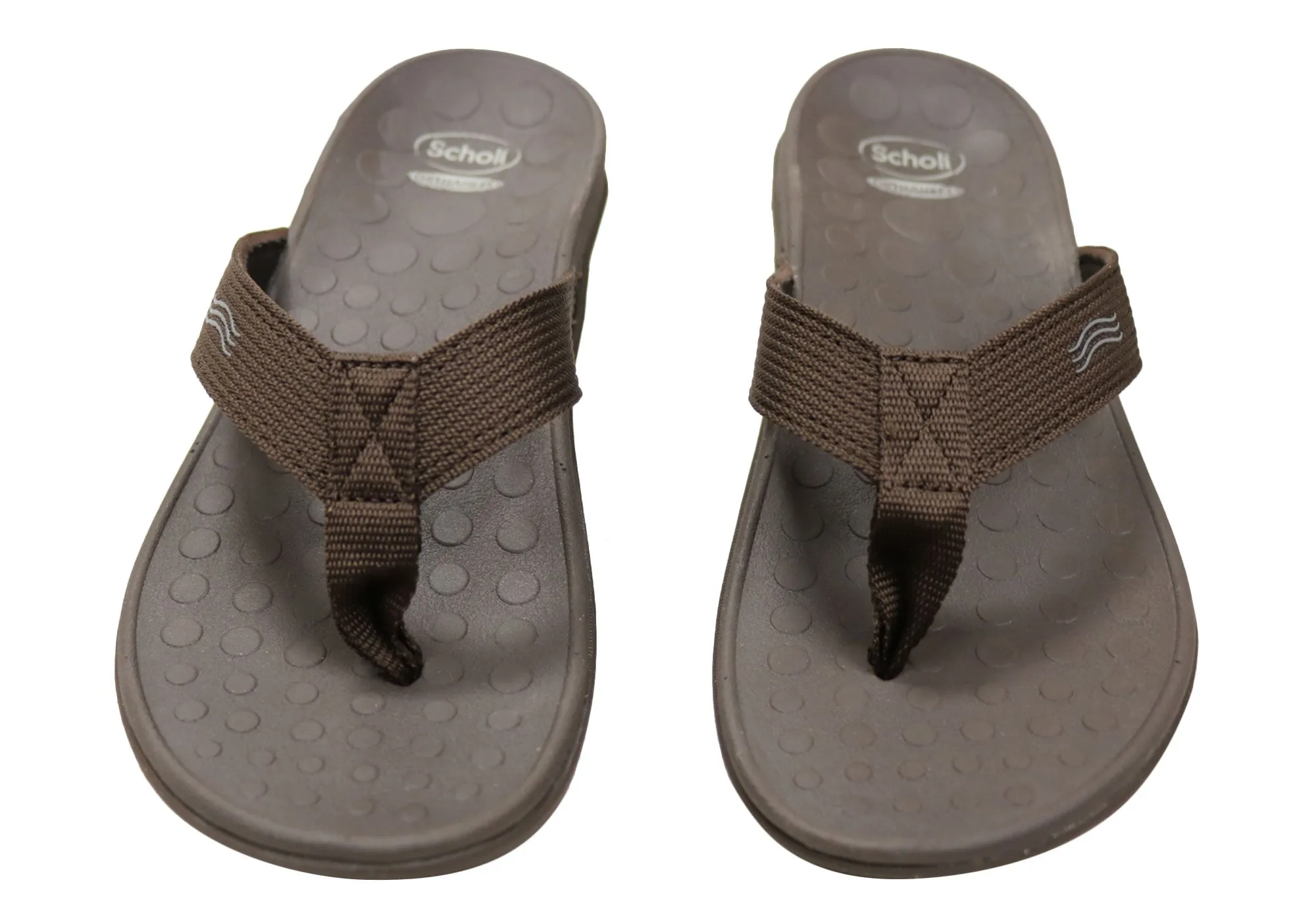 Scholl Orthaheel Wave II Herren Komfort Einlegesohlen-Sandalen mit Unterstützung Scholl Orthaheel Schuhe