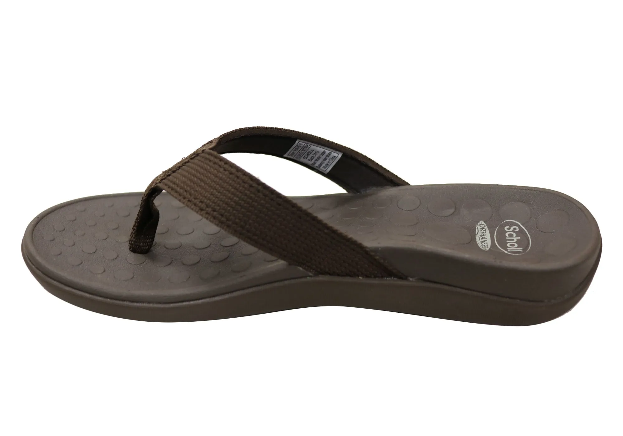Scholl Orthaheel Wave II Herren Komfort Einlegesohlen-Sandalen mit Unterstützung Scholl Orthaheel Schuhe