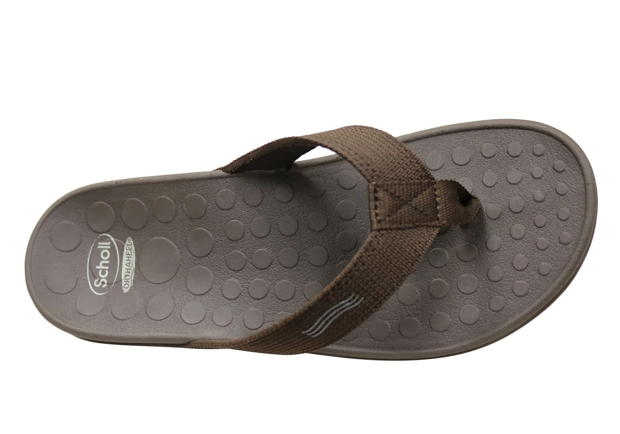 Scholl Orthaheel Wave II Herren Komfort Einlegesohlen-Sandalen mit Unterstützung Scholl Orthaheel Schuhe