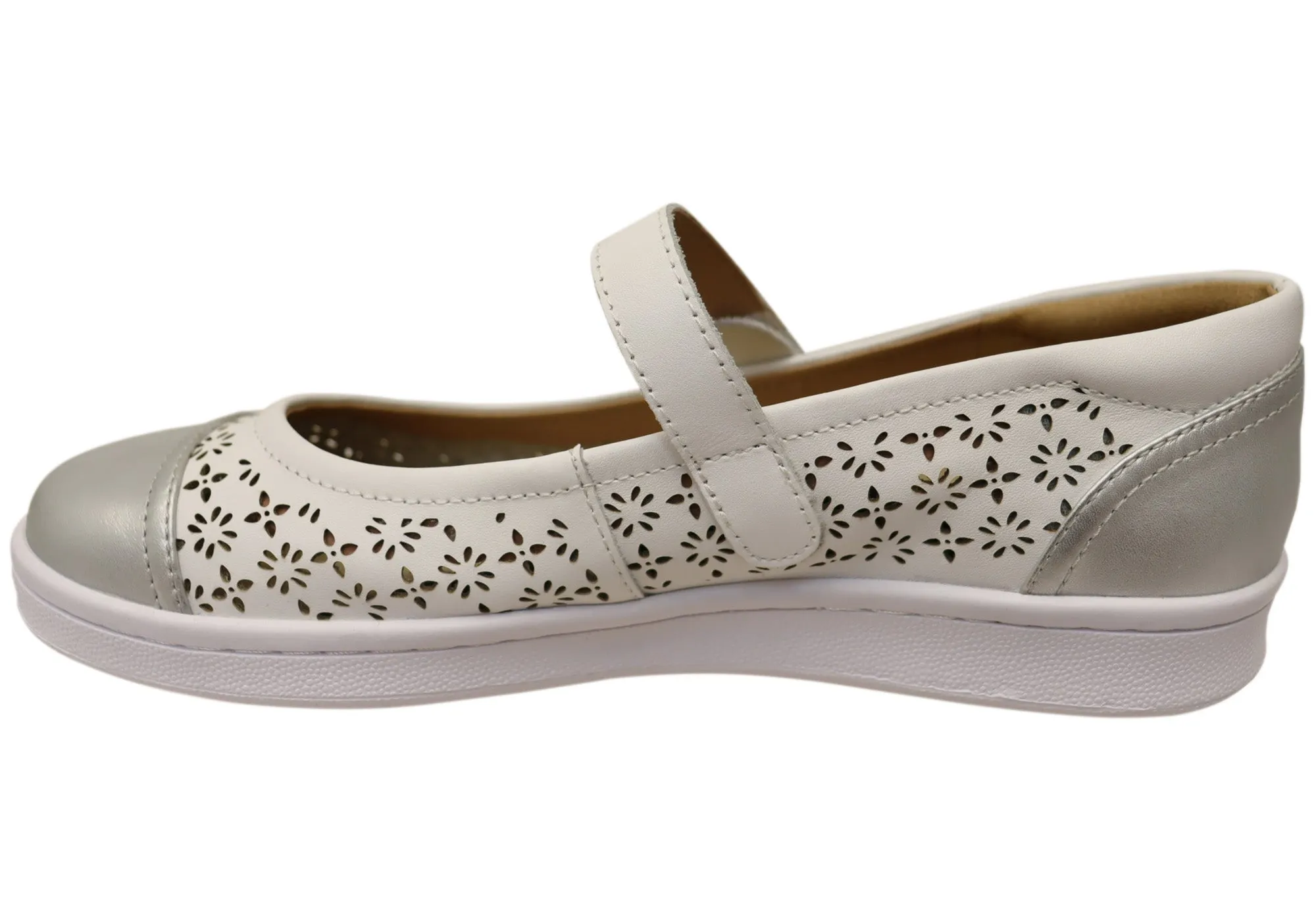Scholl Orthaheel Damen Rhonda Punch Mary Jane Stützlederschuhe Scholl Orthaheel Schuhe