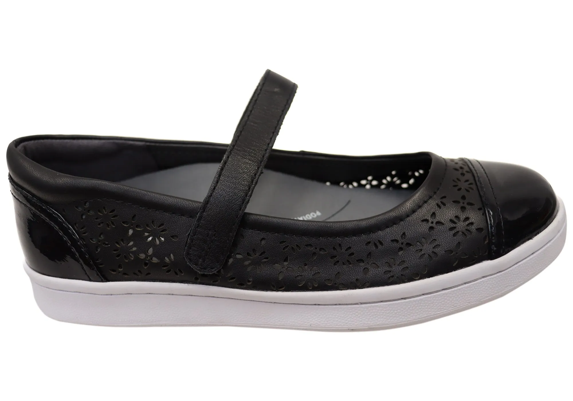 Scholl Orthaheel Damen Rhonda Punch Mary Jane Stützlederschuhe Scholl Orthaheel Schuhe