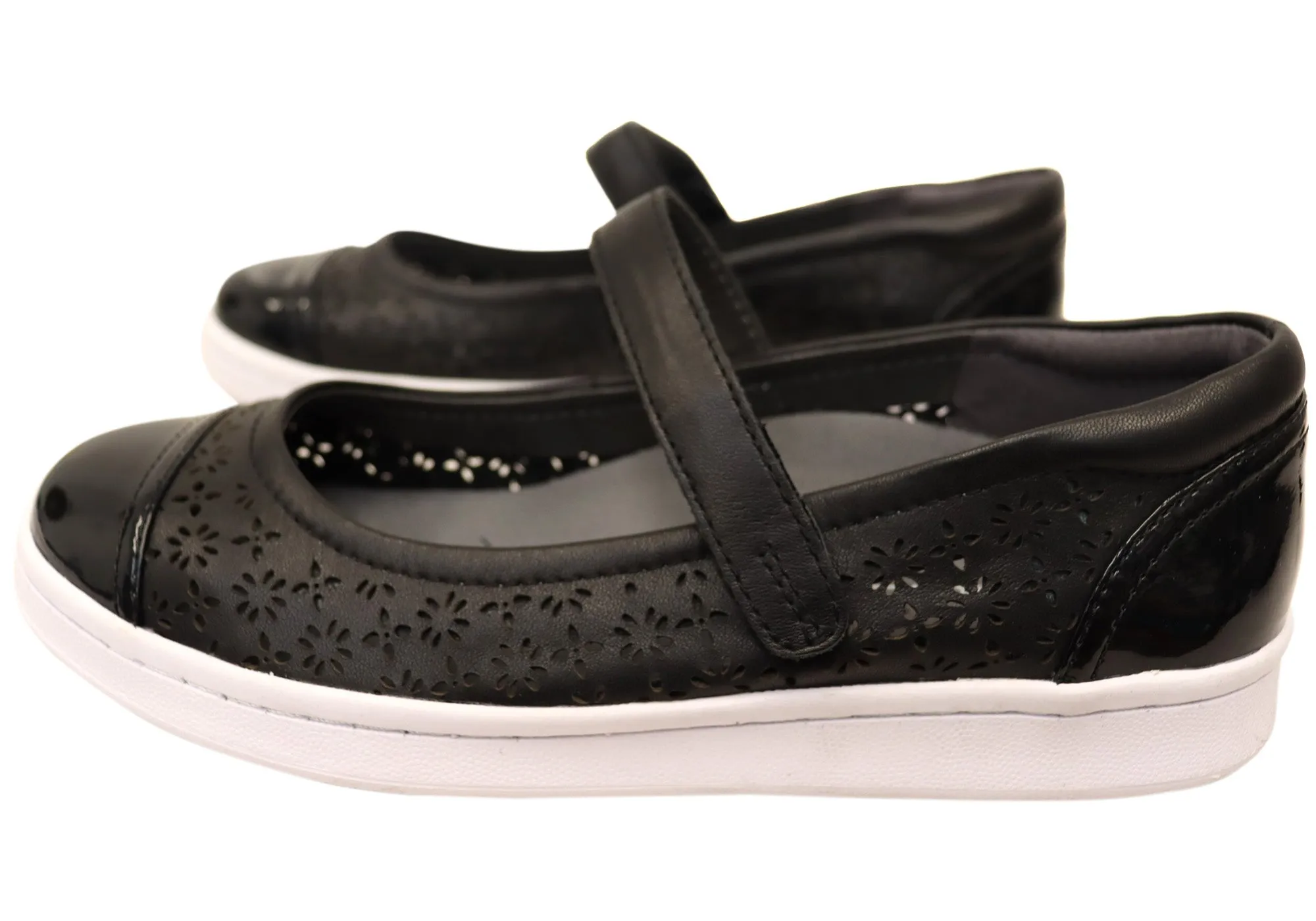 Scholl Orthaheel Damen Rhonda Punch Mary Jane Stützlederschuhe Scholl Orthaheel Schuhe