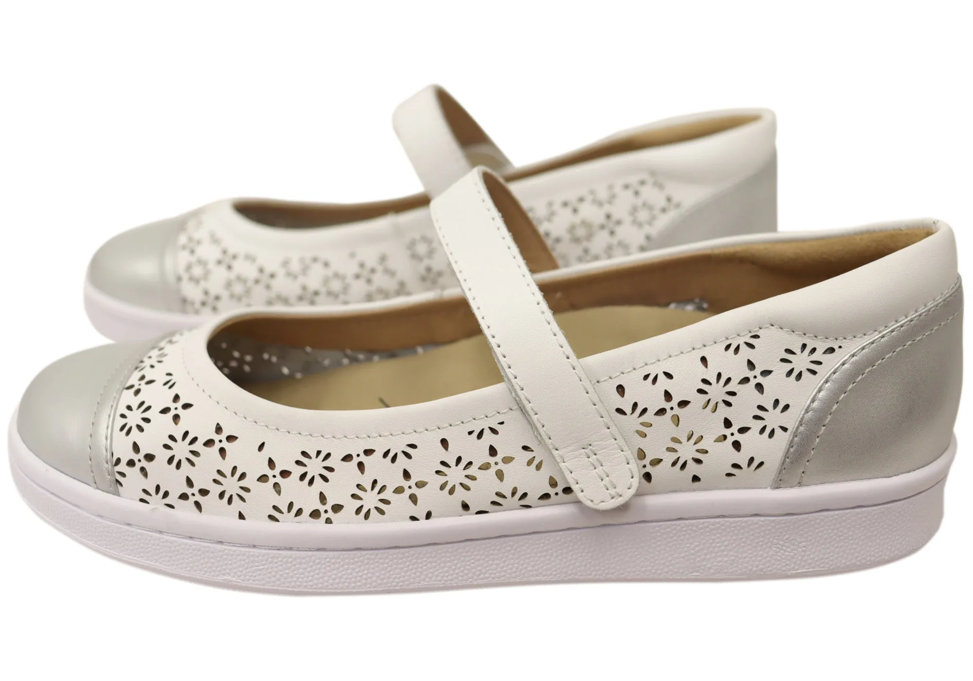 Scholl Orthaheel Damen Rhonda Punch Mary Jane Stützlederschuhe Scholl Orthaheel Schuhe