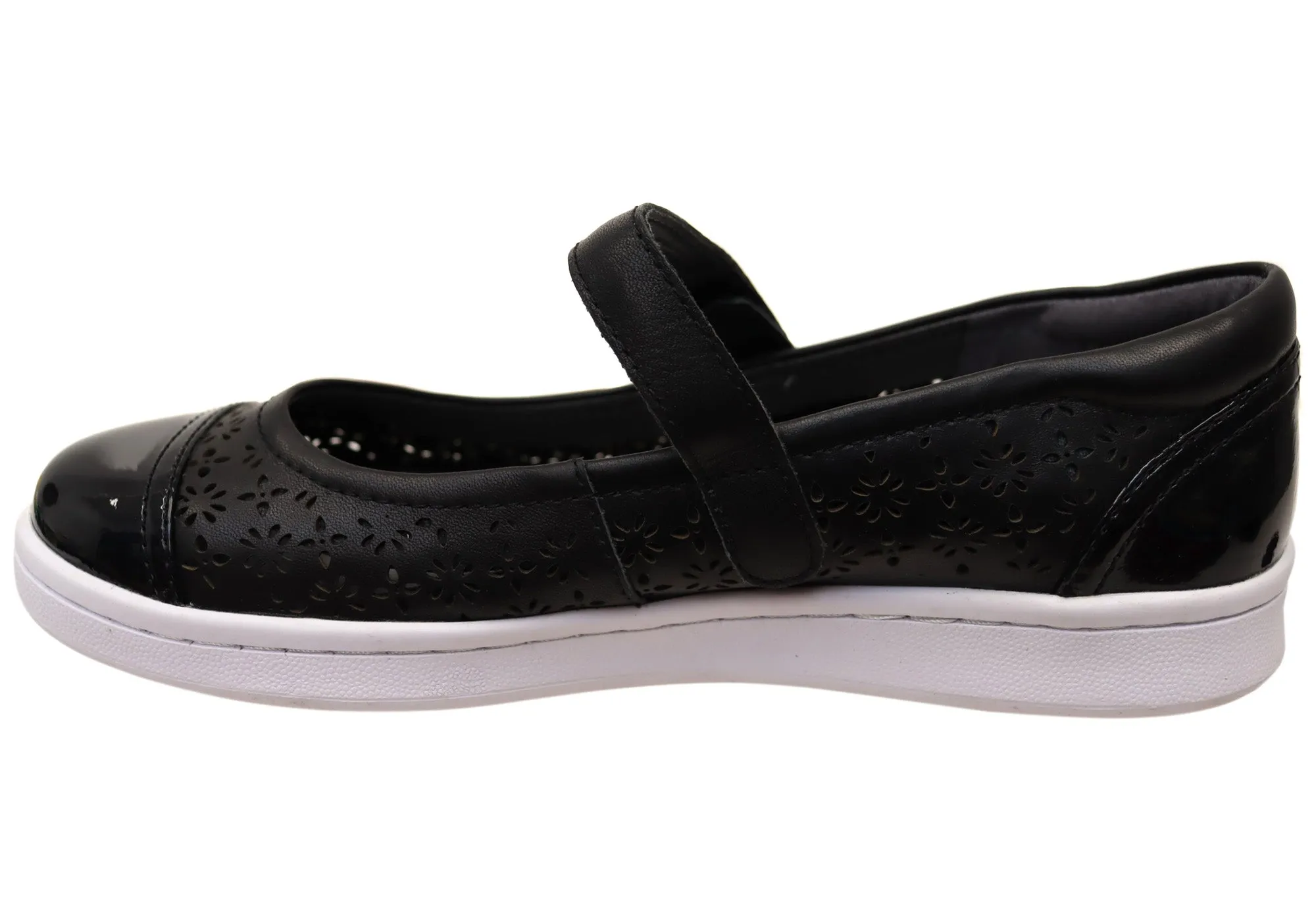 Scholl Orthaheel Damen Rhonda Punch Mary Jane Stützlederschuhe Scholl Orthaheel Schuhe