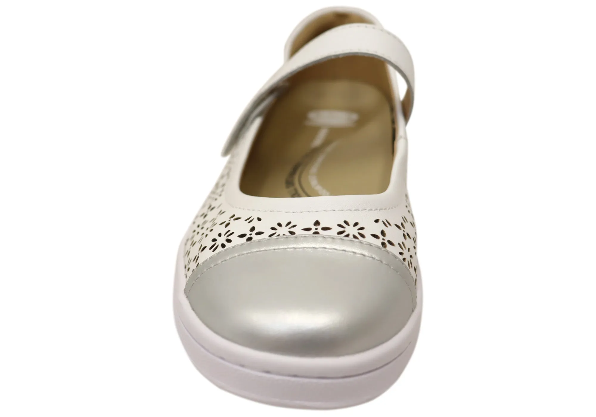 Scholl Orthaheel Damen Rhonda Punch Mary Jane Stützlederschuhe Scholl Orthaheel Schuhe