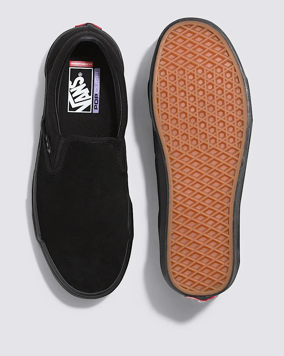 Skate Slip-On Schuhe - Schwarz/Schwarz
