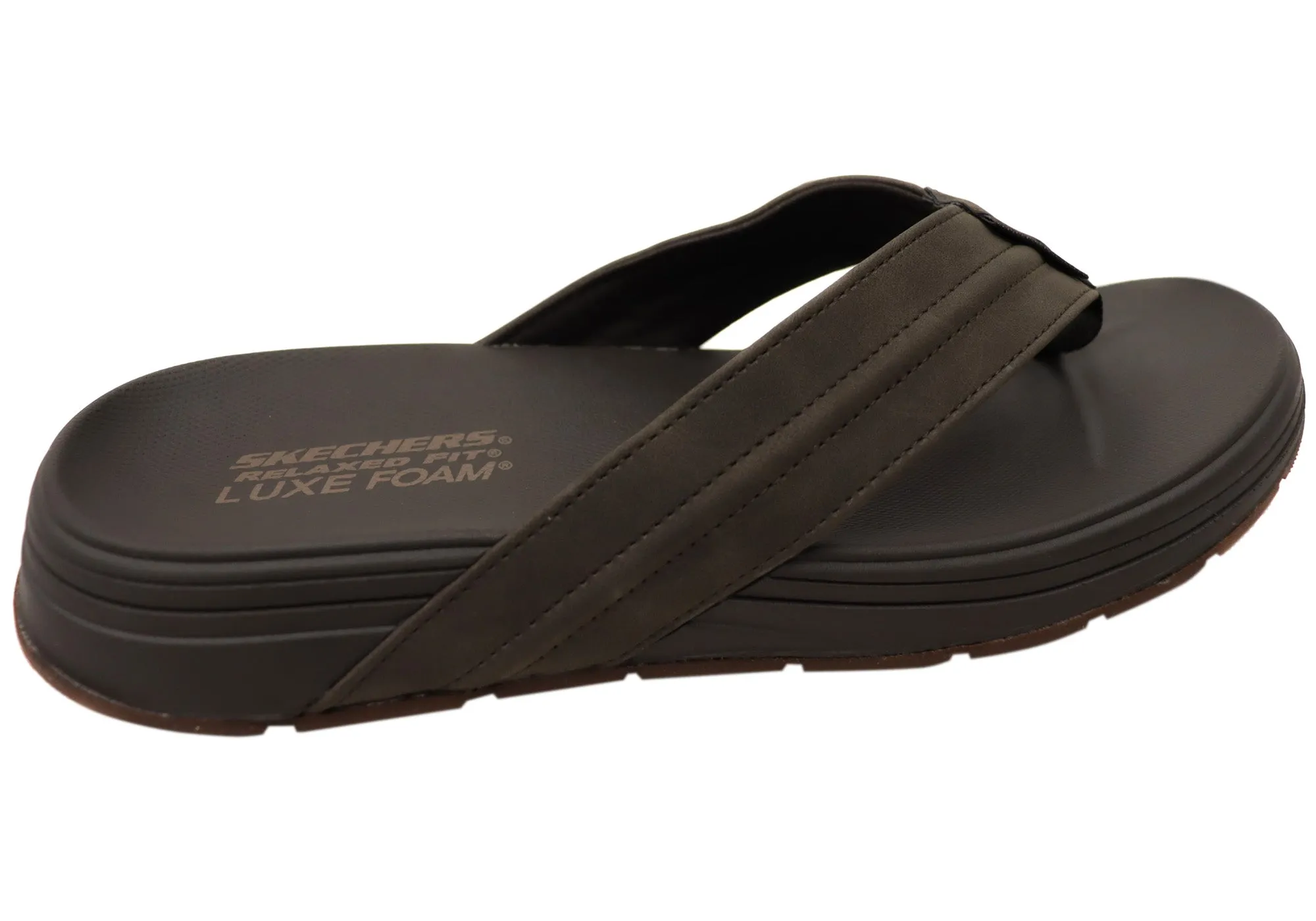 Skechers Herren Relaxed Fit Patino Marlee Extra Weite Fit Badesandalen Skechers Schuhe