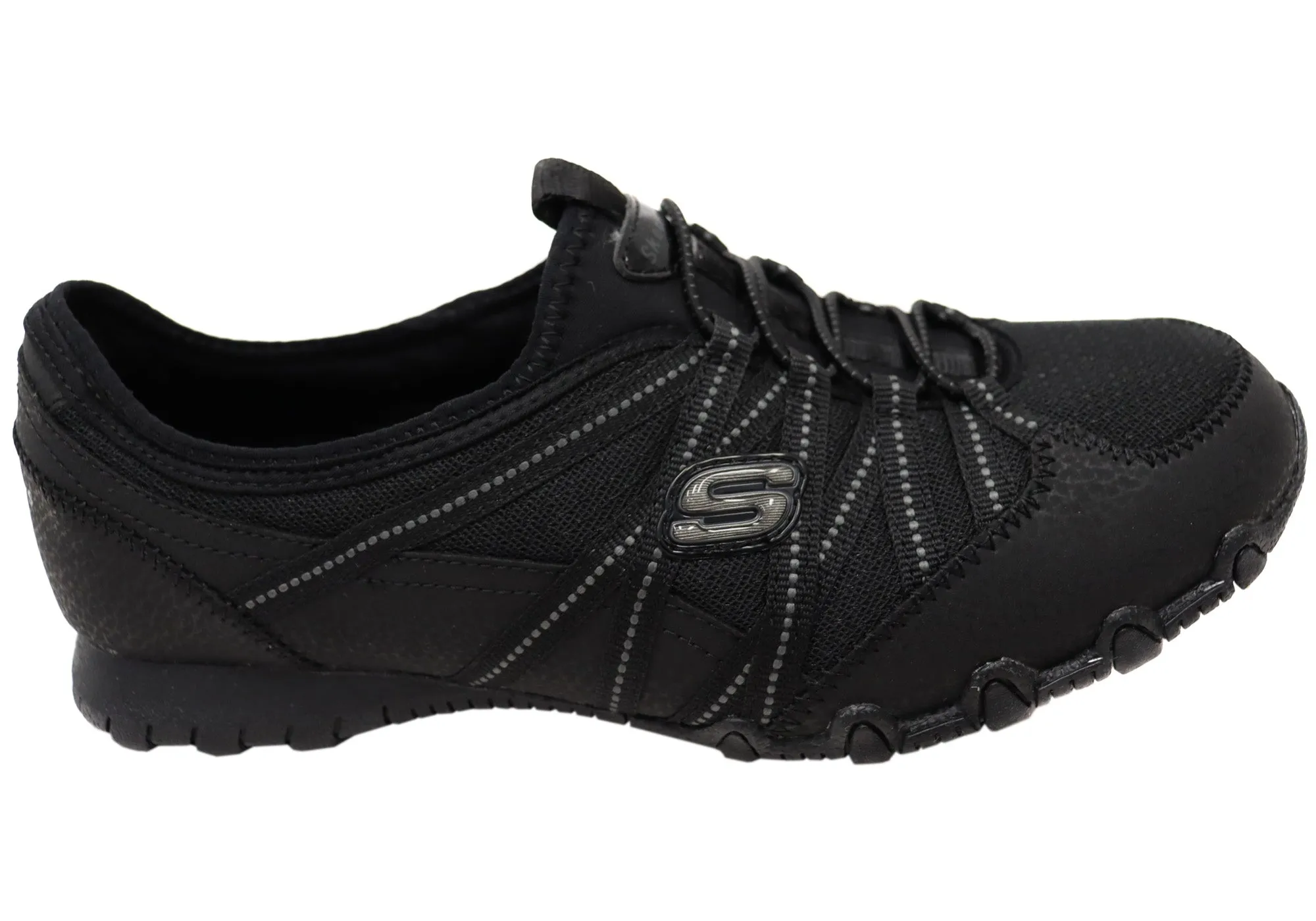 Skechers Damen Bikers Lite Relive Bequeme Weite Passform Schuhe Skechers Schuhe