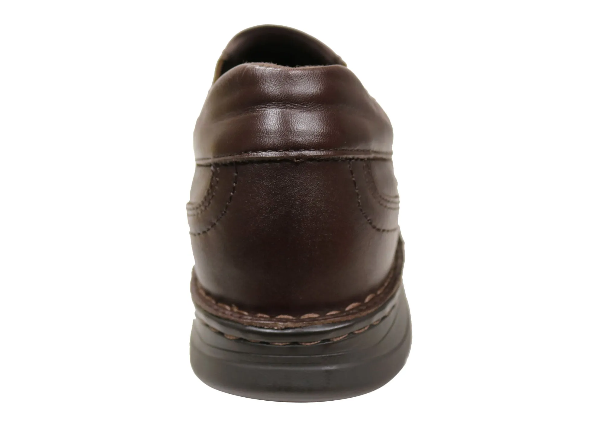 Slatters Accord Herren Weite Passform Schlupf-Leder Komfort Wanderschuhe Slatters Schuhe