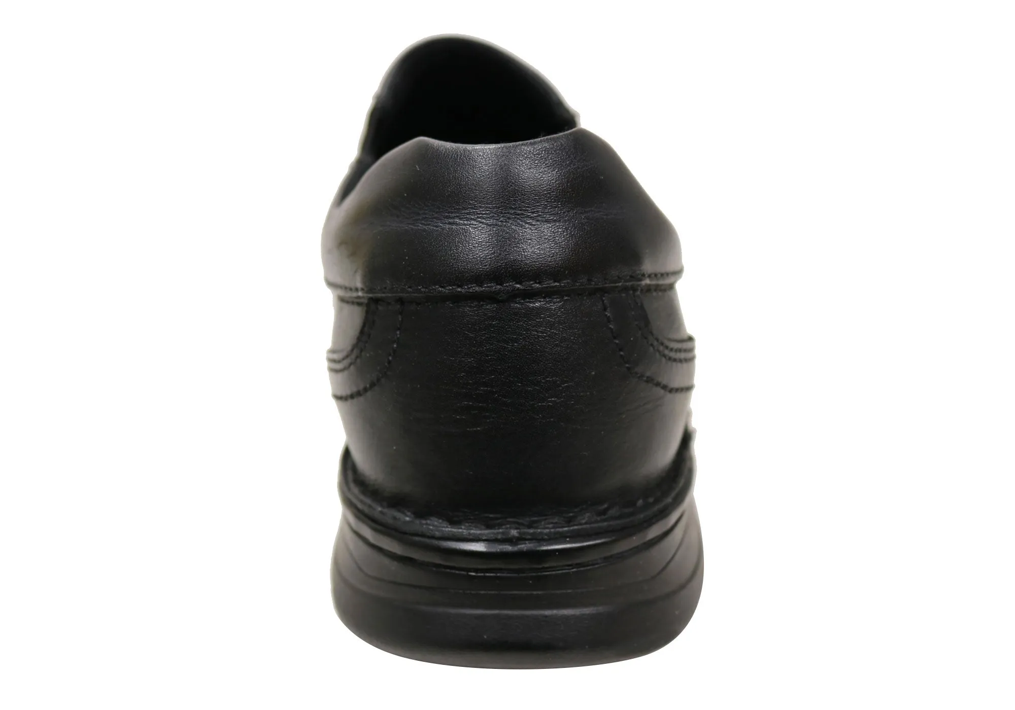 Slatters Accord Herren Weite Passform Schlupf-Leder Komfort Wanderschuhe Slatters Schuhe