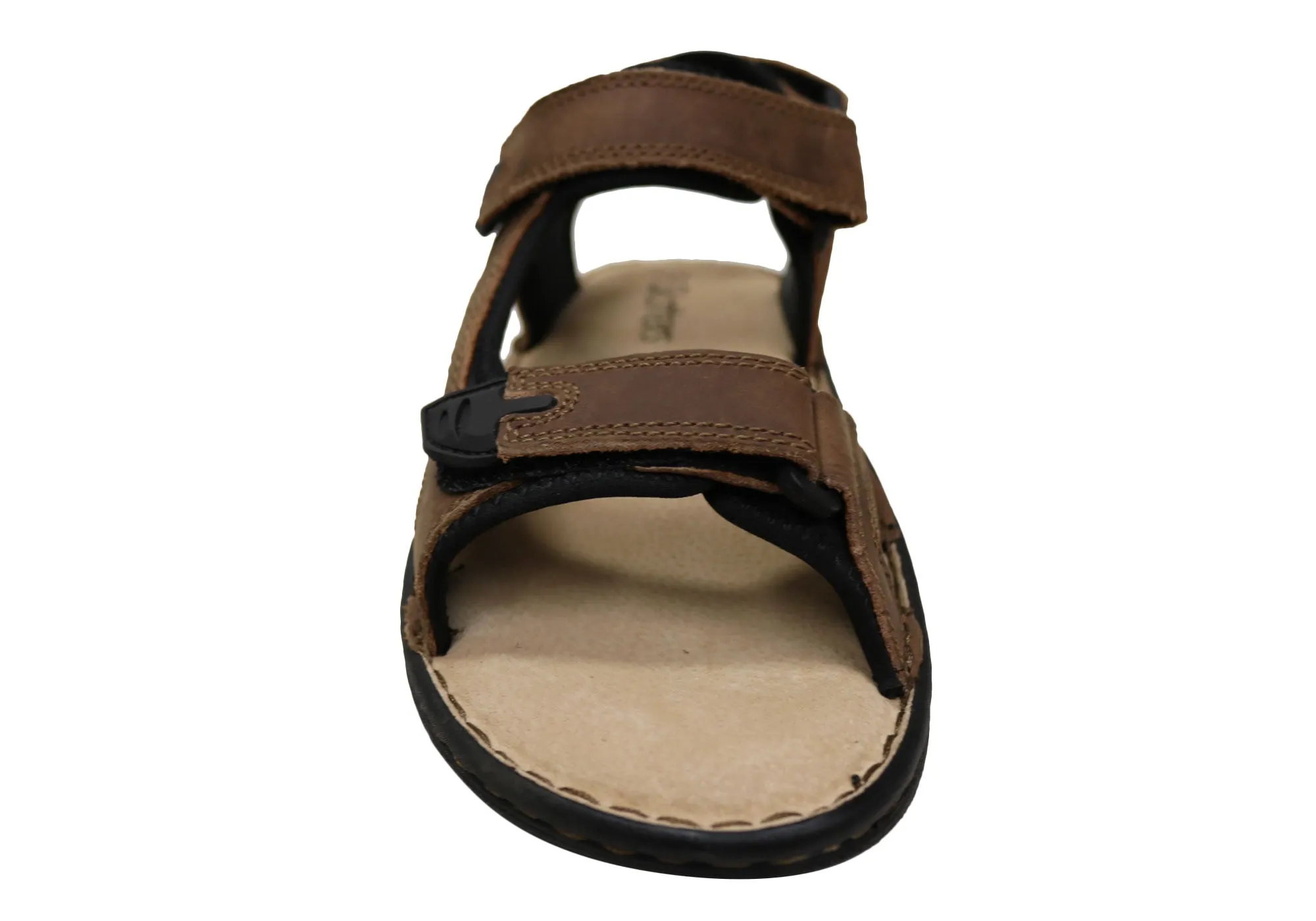 Slatters Kingsmen Herren Bequeme Verstellbare Ledersandalen Slatters Schuhe