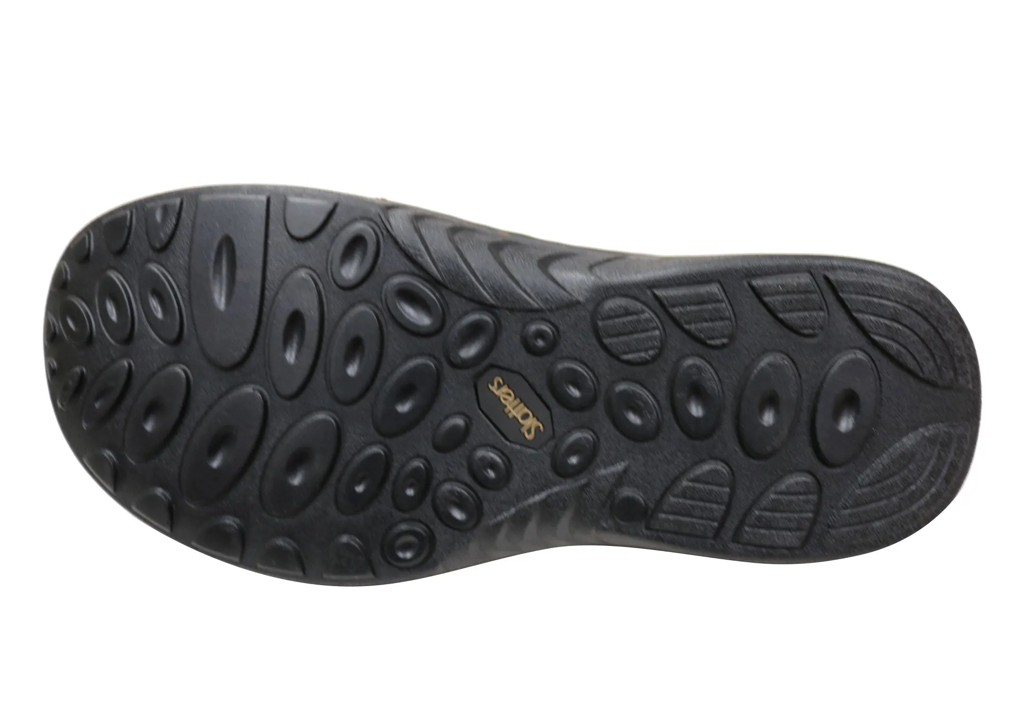 Slatters Kyte Herren Bequeme Leder-Thongs Flip-Flops Slatters Schuhe
