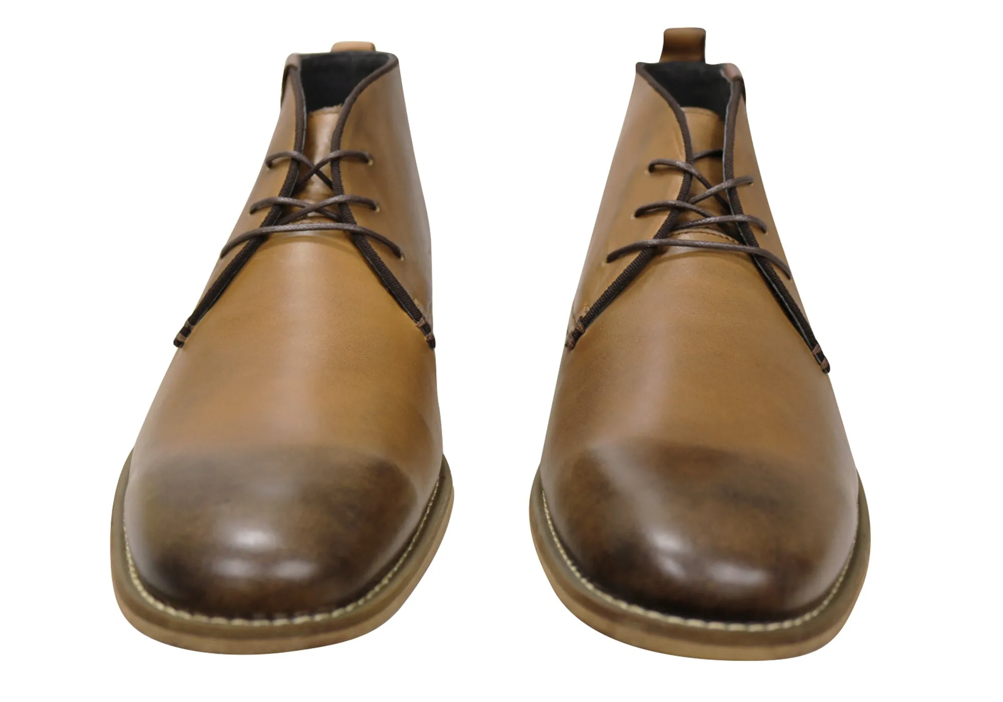 Slatters Nevada Herren Leder Schnürstiefel Slatters Schuhe