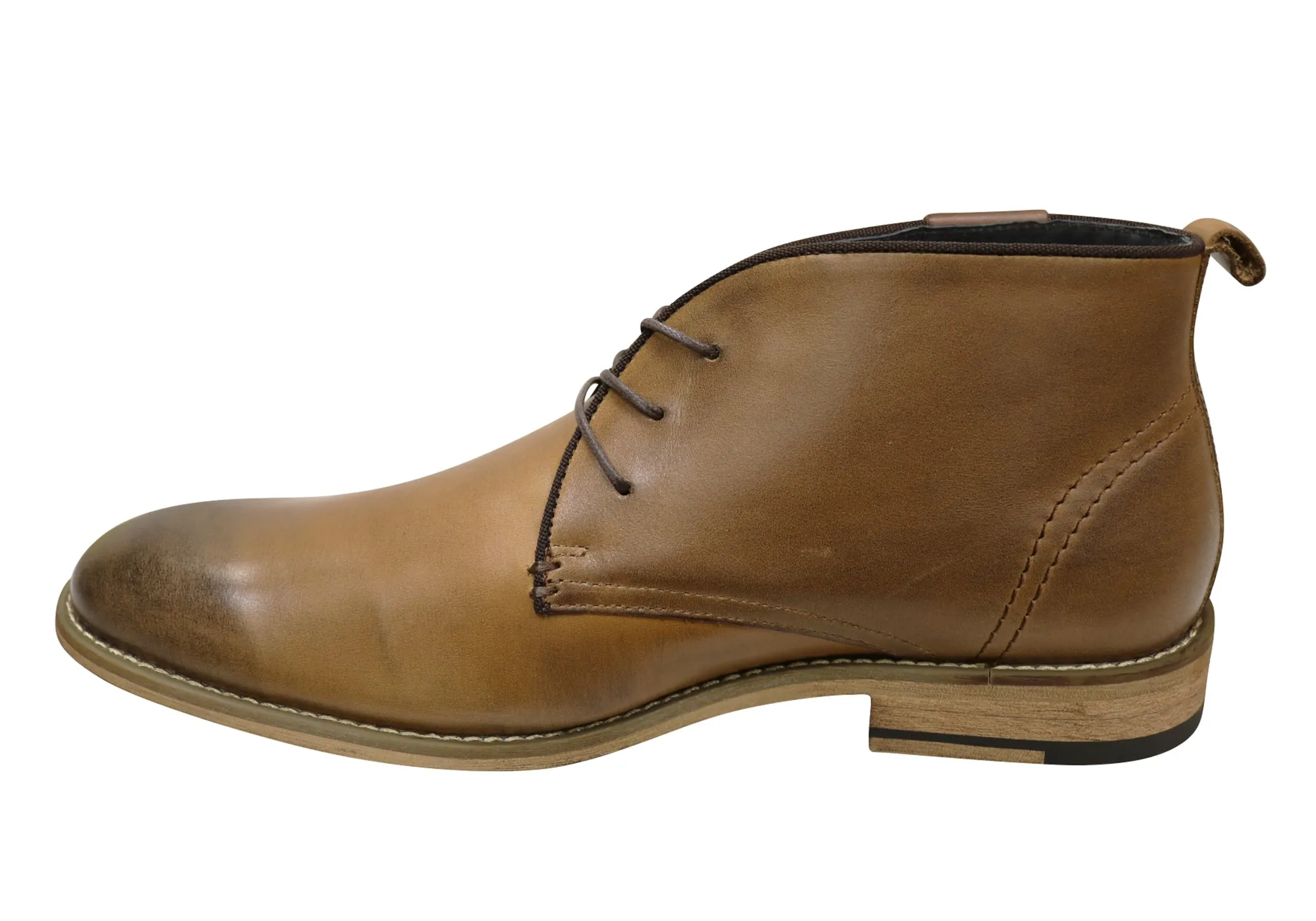 Slatters Nevada Herren Leder Schnürstiefel Slatters Schuhe