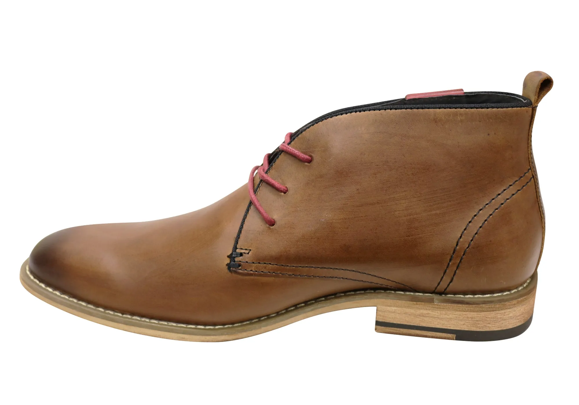 Slatters Nevada Herren Leder Schnürstiefel Slatters Schuhe