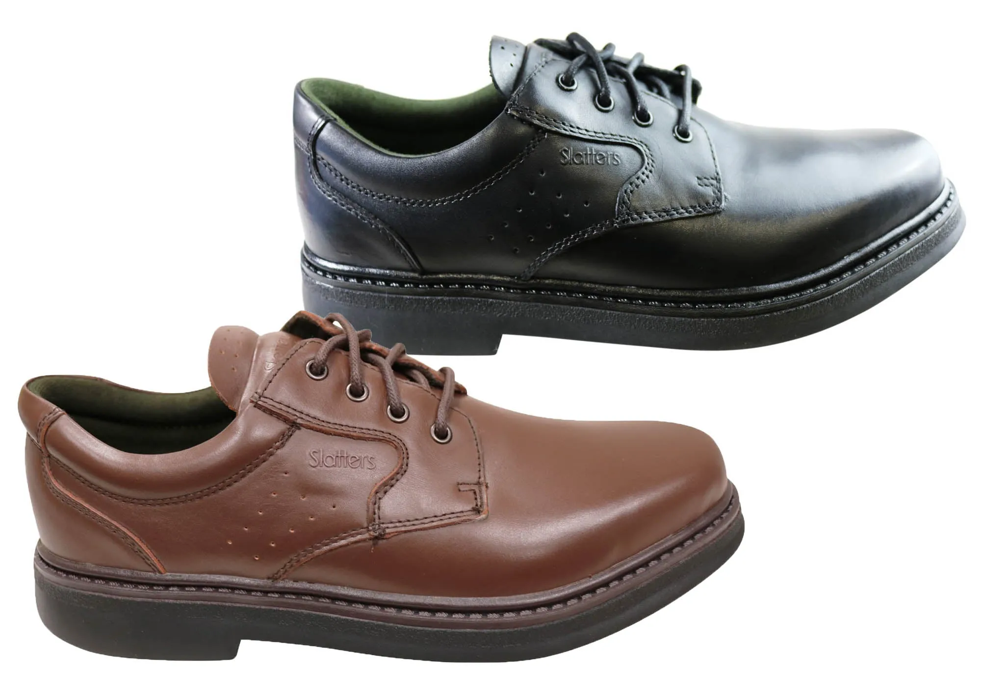 Slatters Premier Herren Bequeme Schnürschuhe Aus Leder Slatters Schuhe