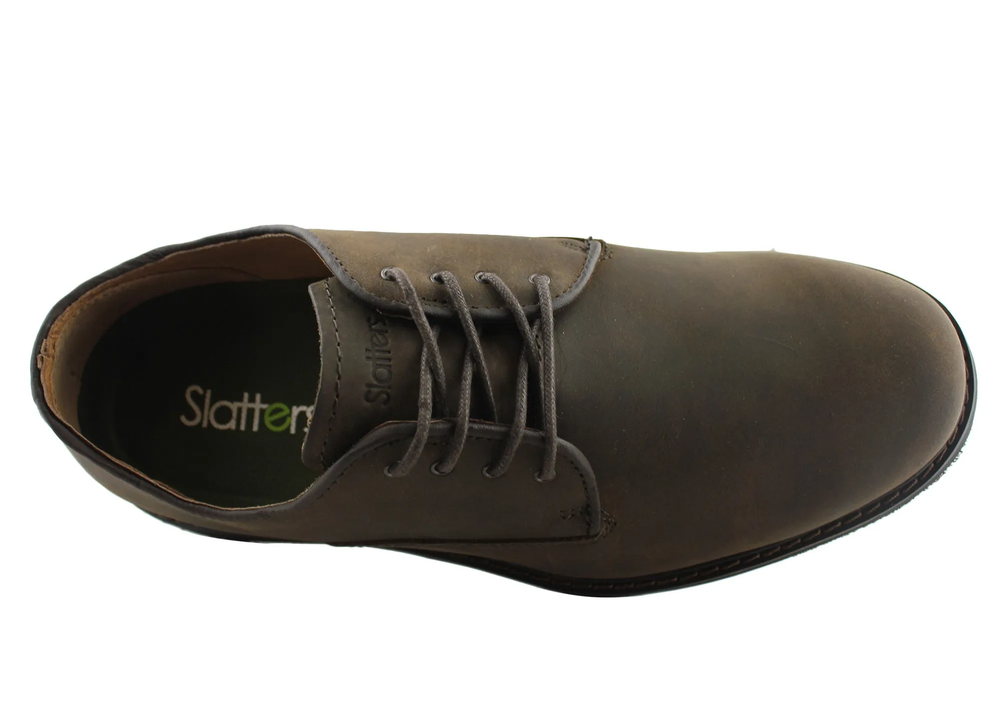 Slatters Telfast Herren Bequeme Lederschnürschuhe Slatters Schuhe