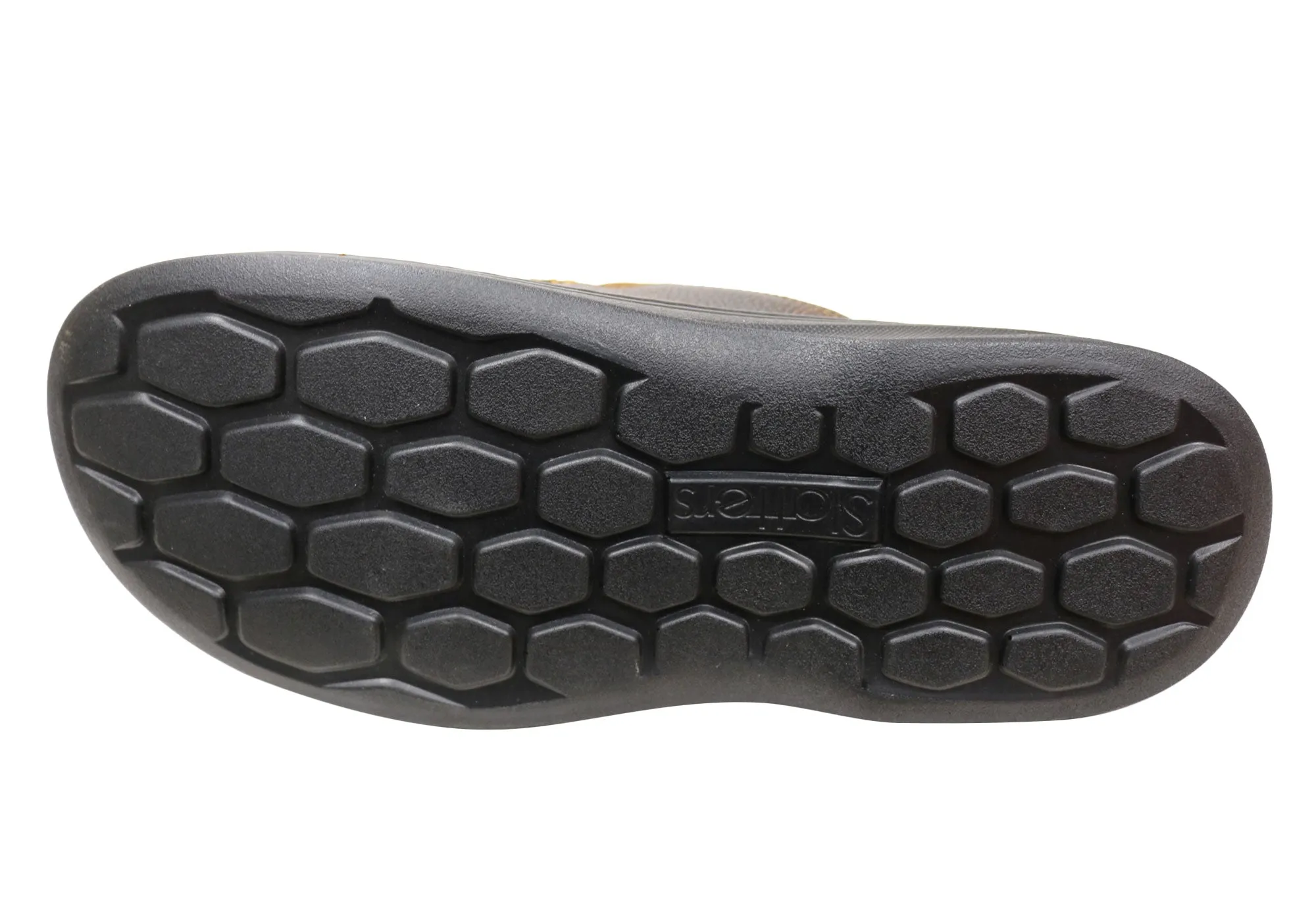 Slatters Tonga Herren Bequeme Leder-Slides Sandalen Slatters Schuhe