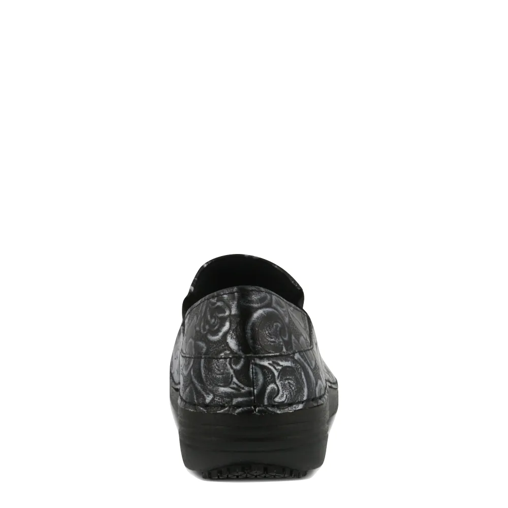 Spring Step Damen Manila rutschfester Slip-On in Schwarz