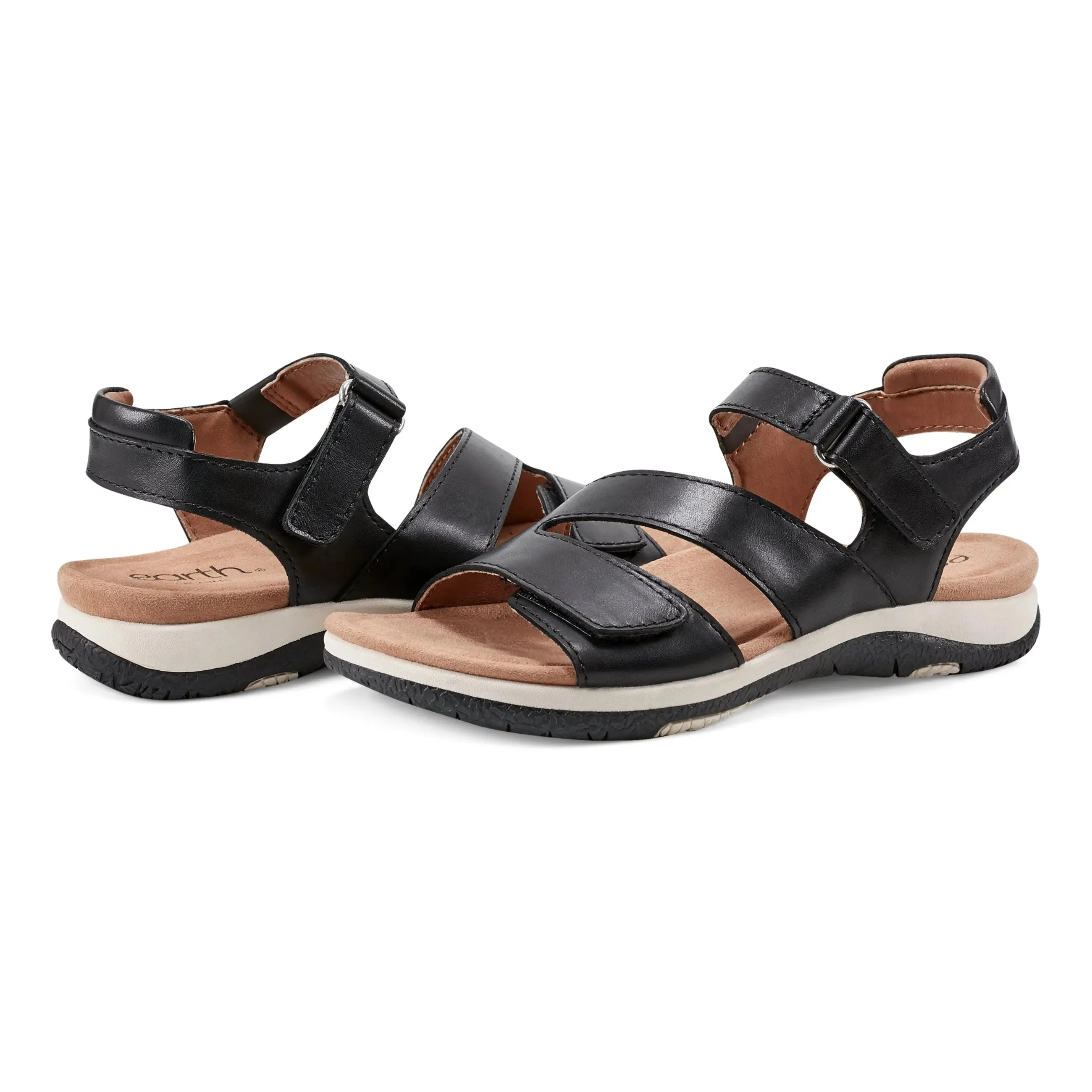 Surreale lässige Riemchen-Sandalen mit Rundspitze