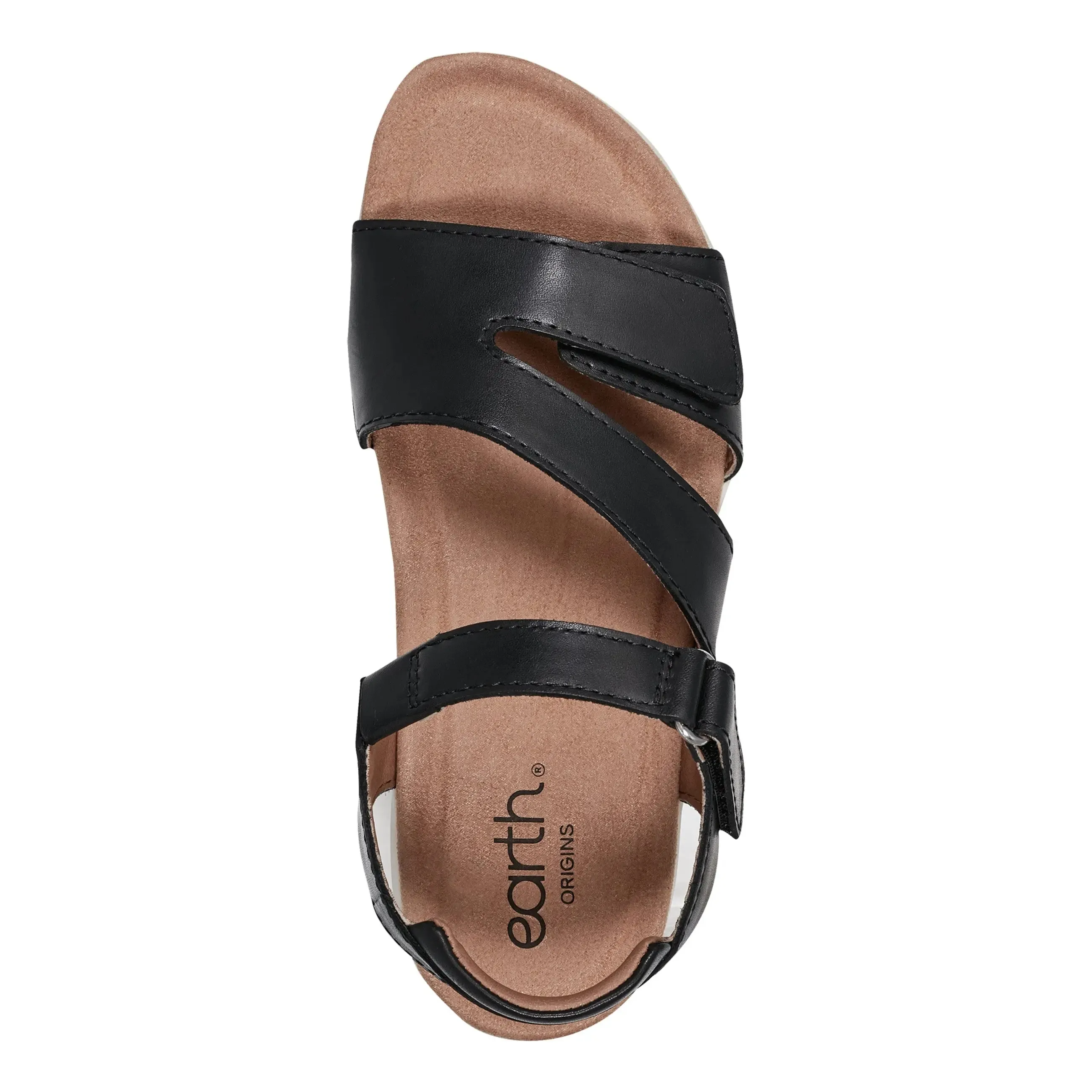Surreale lässige Riemchen-Sandalen mit Rundspitze