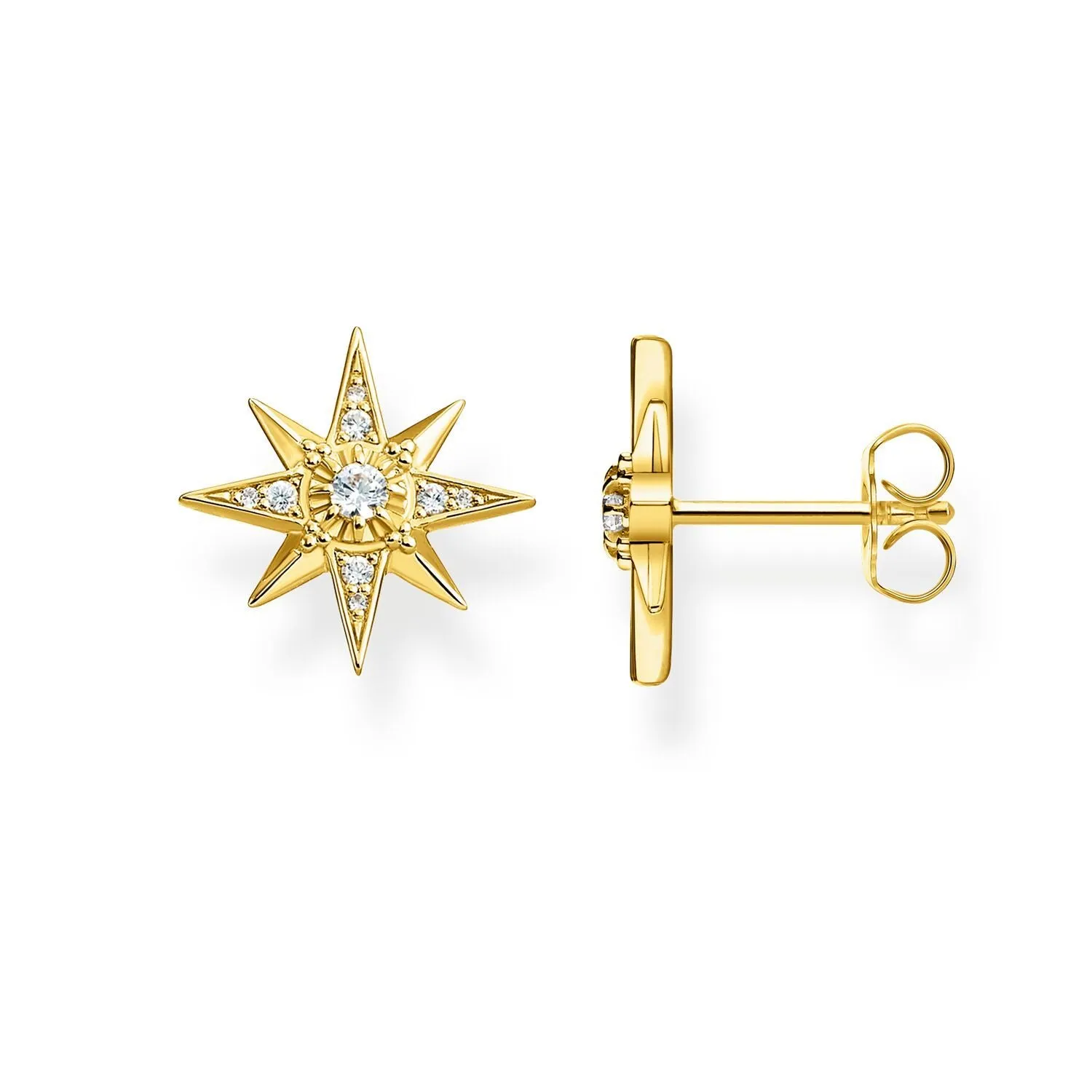 Thomas Sabo Damen Ohrstecker Ohrstecker Stern Gold