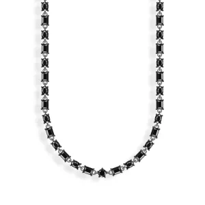 Thomas Sabo Damen Halsketten Choker-Kette mit schwarzen Zirkonia
