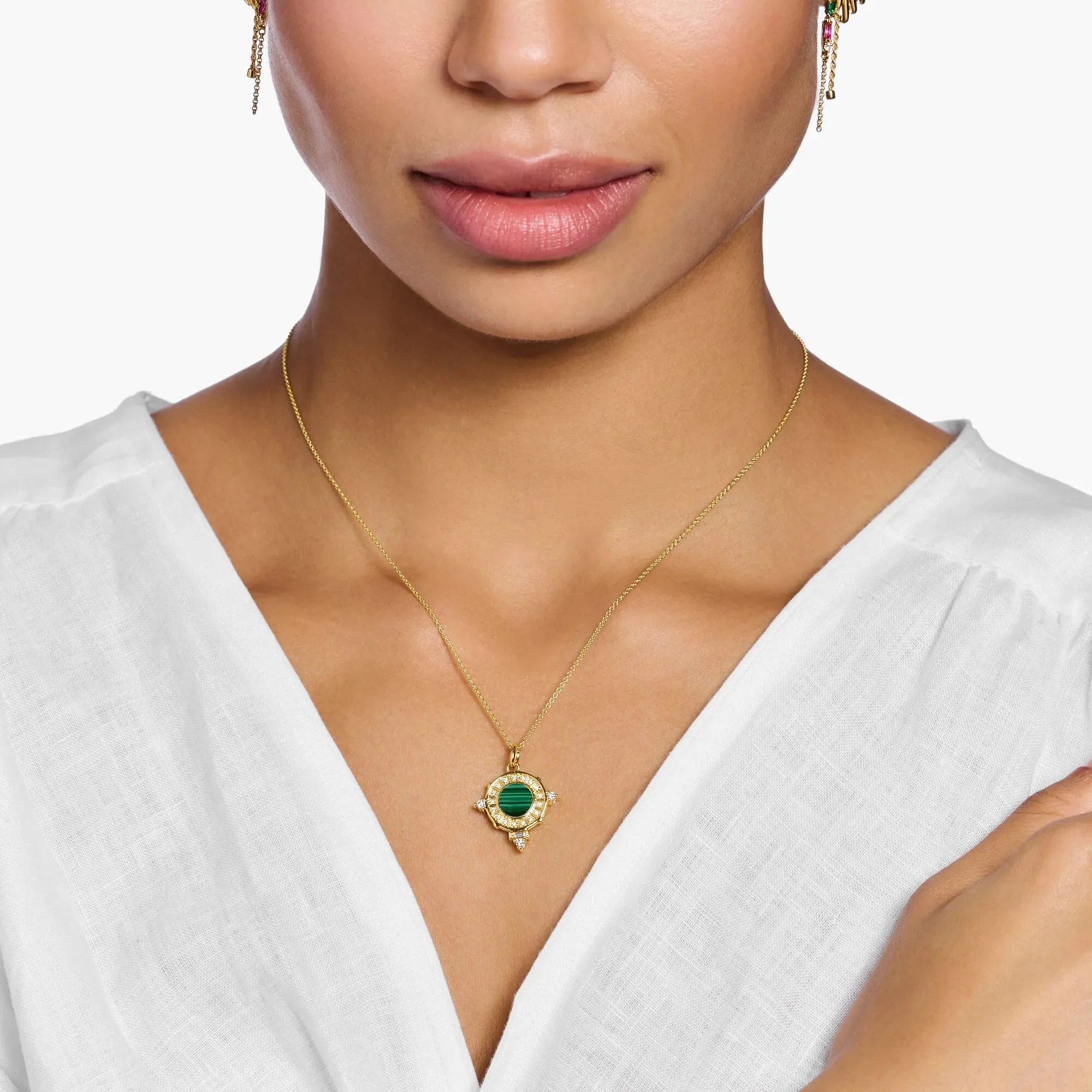 Thomas Sabo Damenketten Münze Goldkette