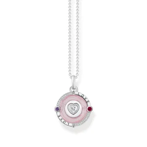 Thomas Sabo Damen Halsketten Cosmic Pink Anhänger Halskette