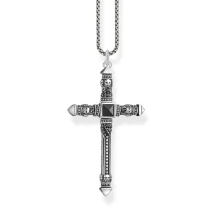 Thomas Sabo Damenketten Halskette Kreuz Silber