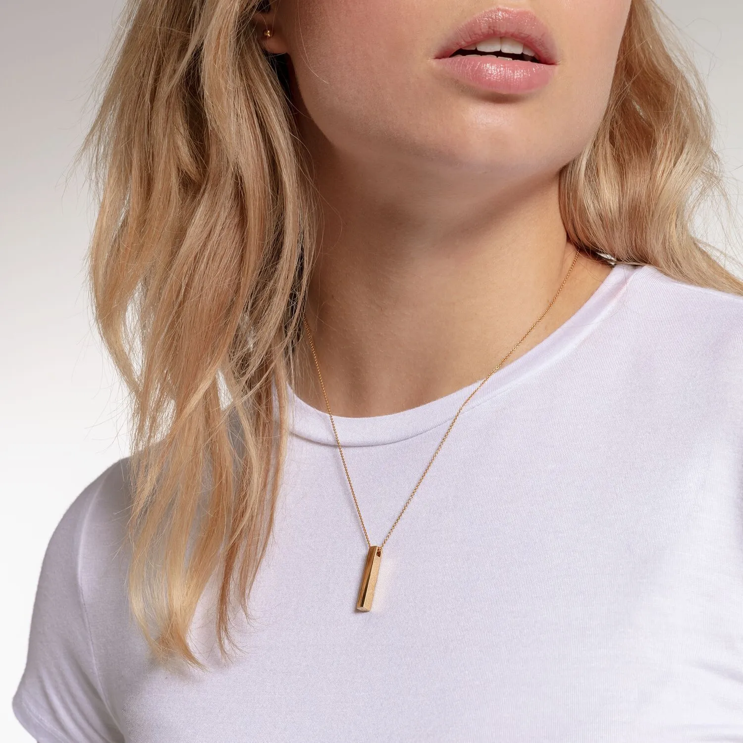 Thomas Sabo Damenketten Halskette Goldener Quader