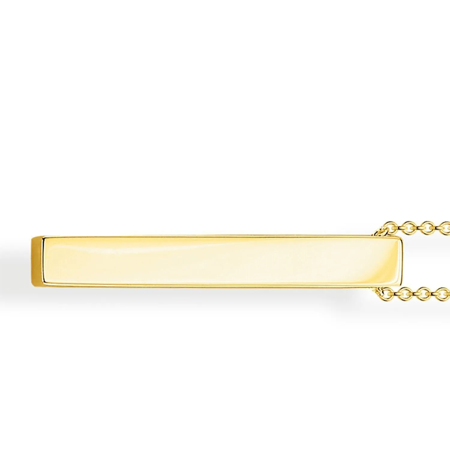 Thomas Sabo Damenketten Halskette Goldener Quader